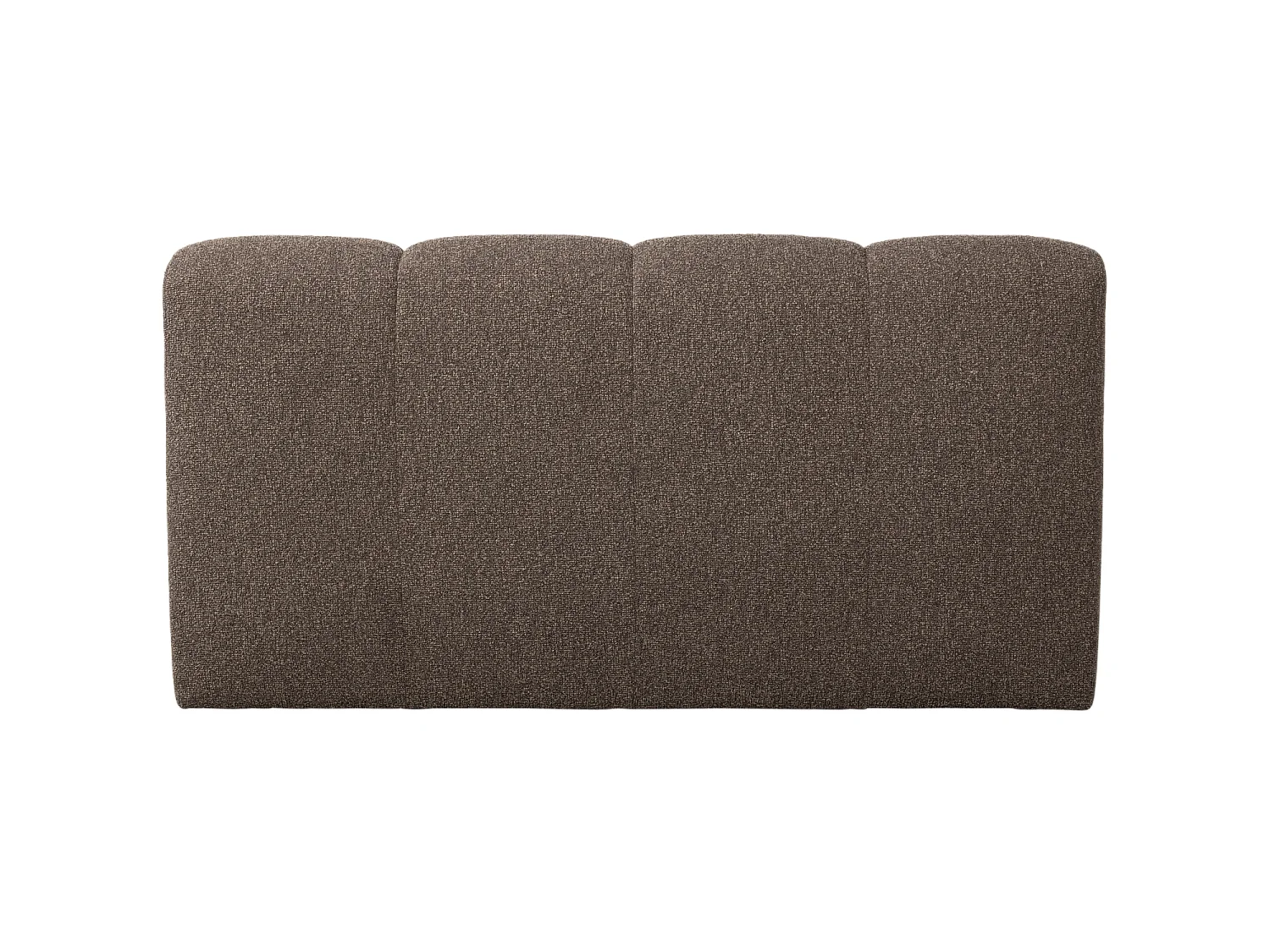 Banc de salle a manger avec dossier en bouclé L164 MOJO