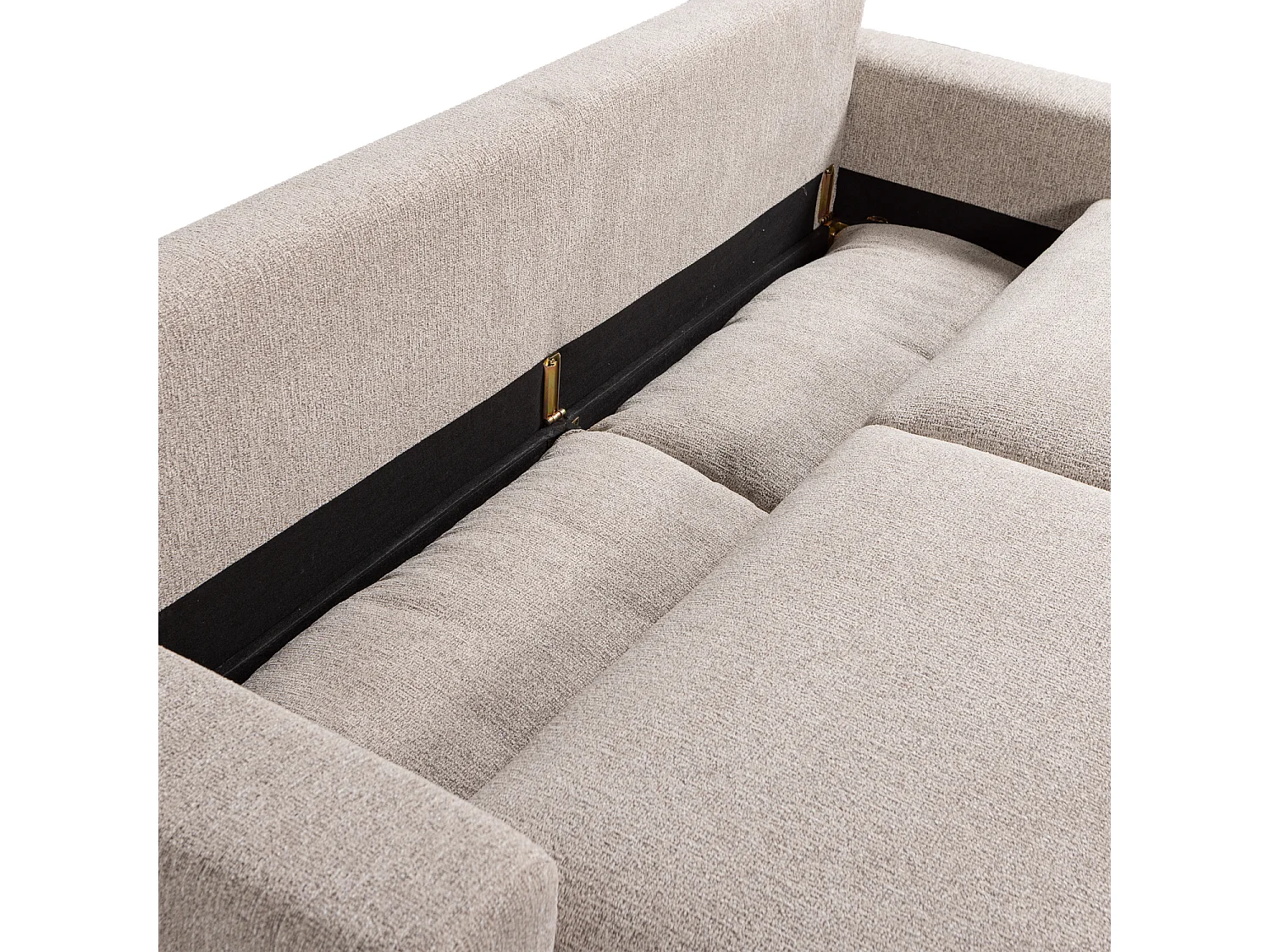 Canapé clic-clac 3 places en tissu NIGHT & DAY