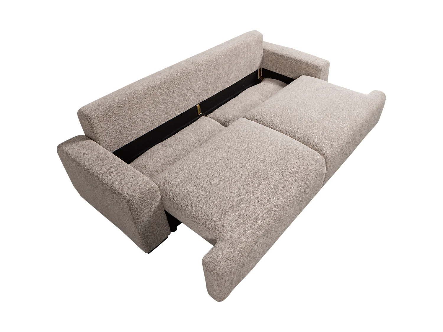 Canapé clic-clac 3 places en tissu NIGHT & DAY