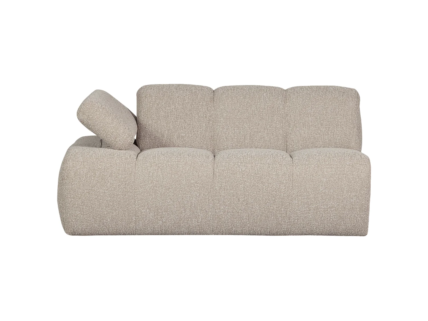 Élément de canapé 1,5 places gauche de bouclé MOJO