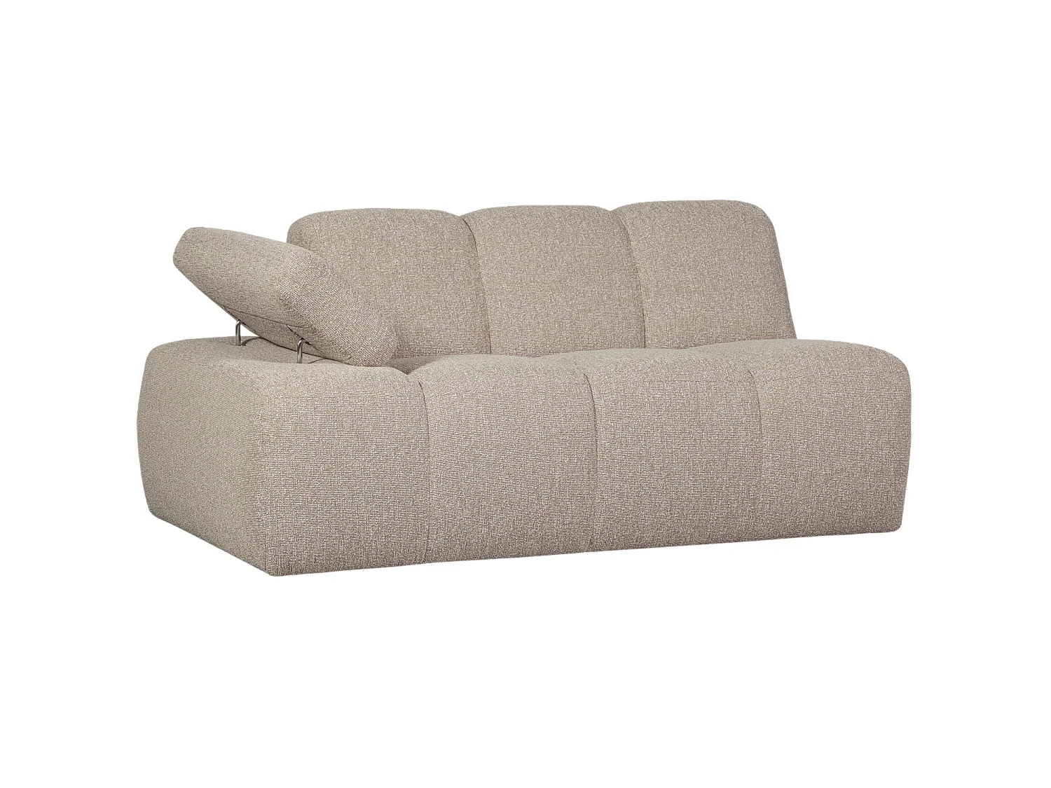 Élément de canapé 1,5 places gauche de bouclé MOJO