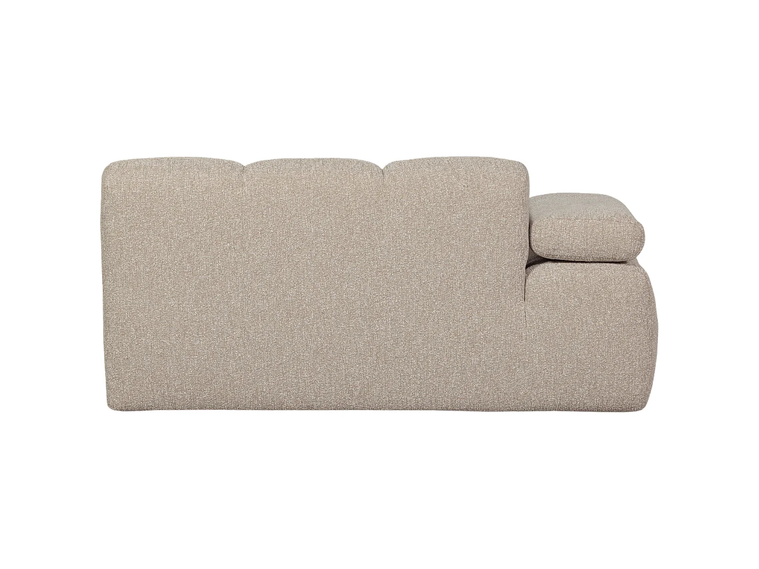 Élément de canapé 1,5 places gauche de bouclé MOJO