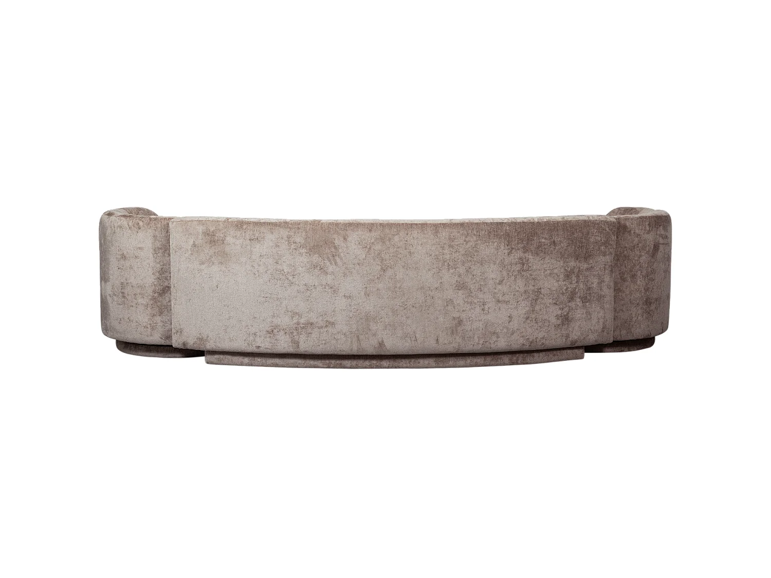 Canapé modulable avec 2 fauteuils en tissu chenille POPULAR