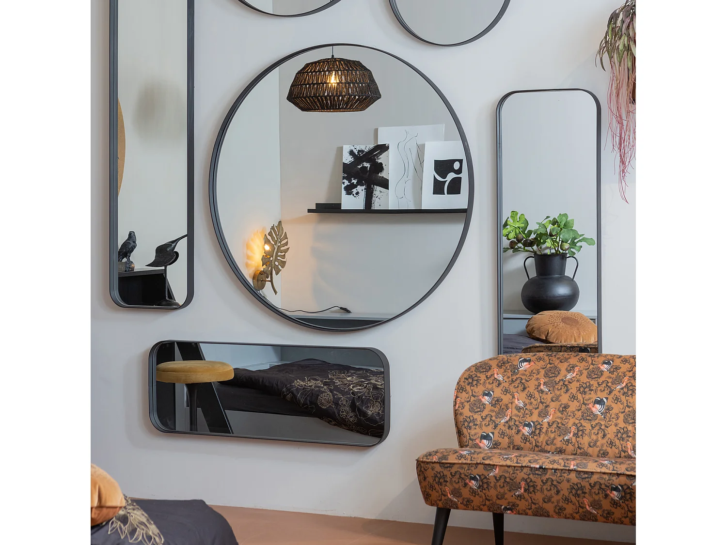 Miroir en métal DOUTZEN