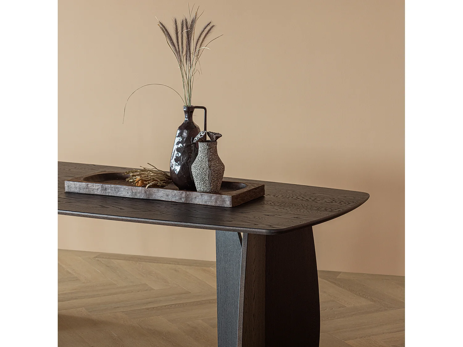 Table à manger en bois de chêne VEERE