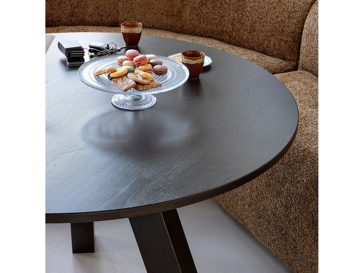 Table à manger en chêne RHONDA