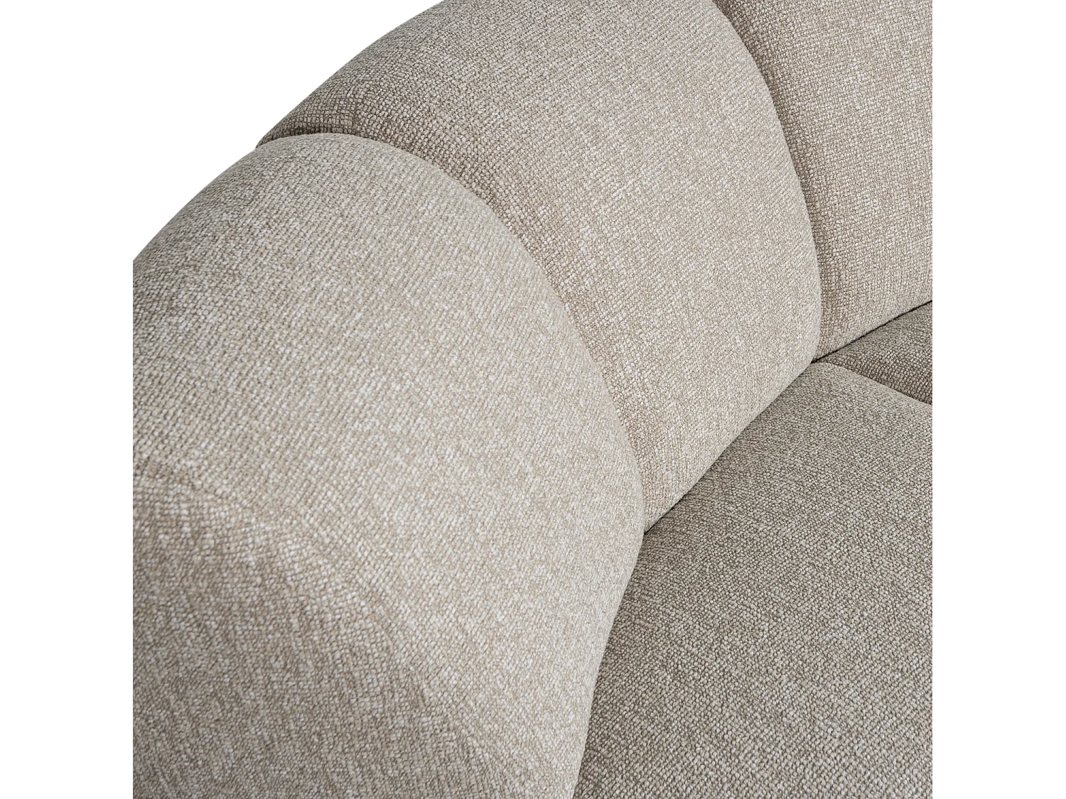 Élément de canapé d'angle de bouclé MOJO