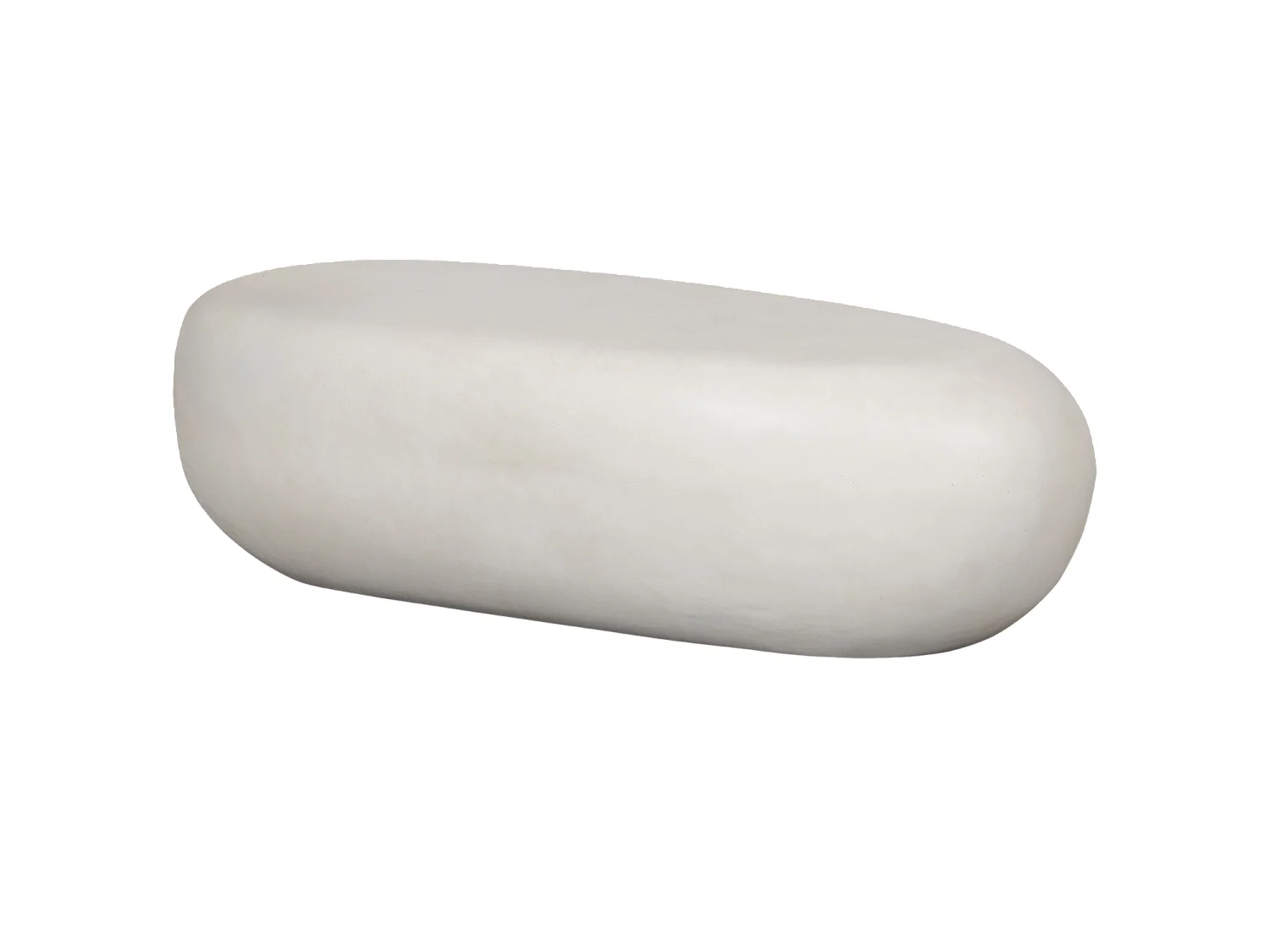 Table d'appoint en fibre d'argile PEBBLE
