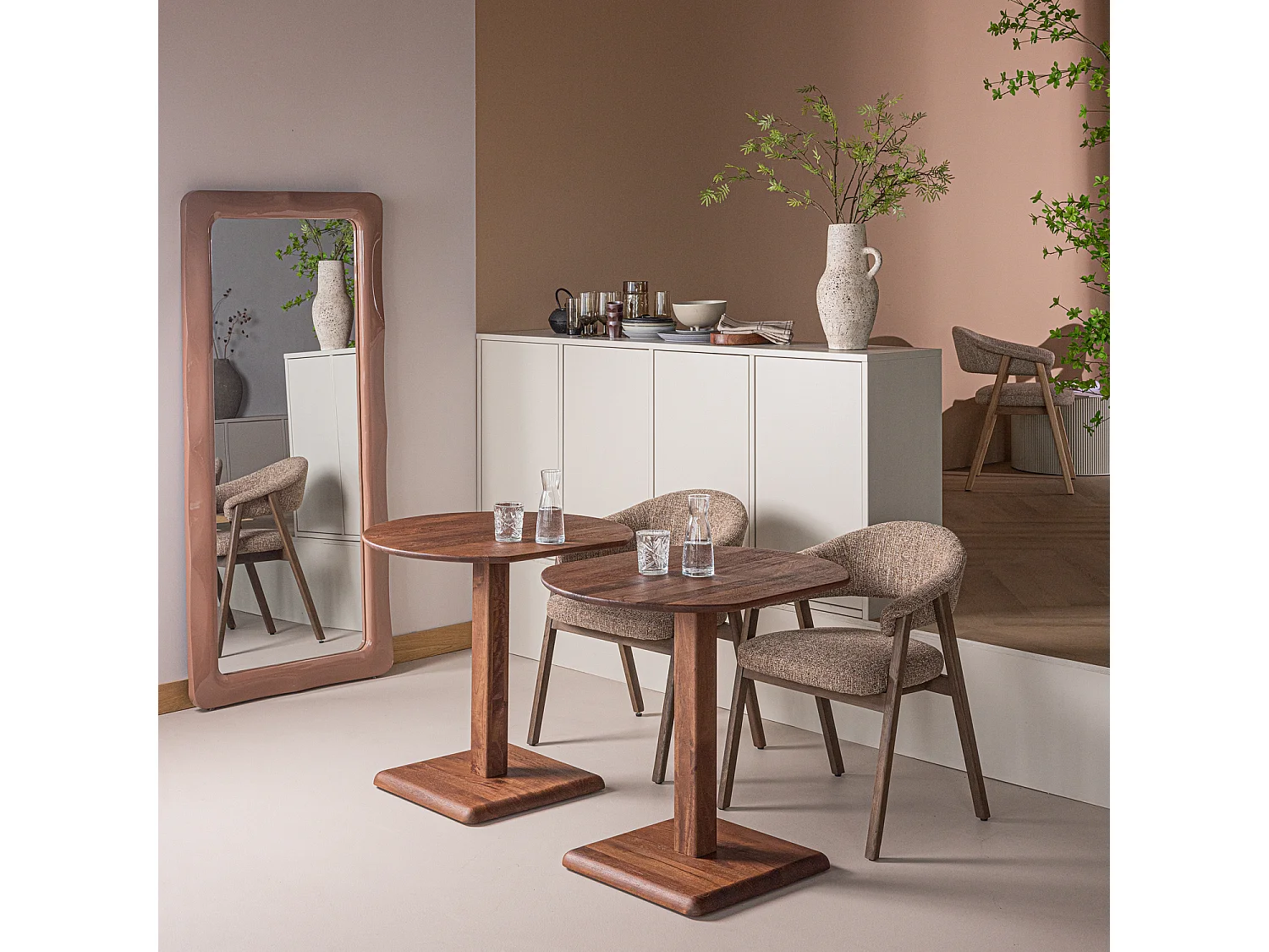 Table bistrot module en bois de manguier FENO