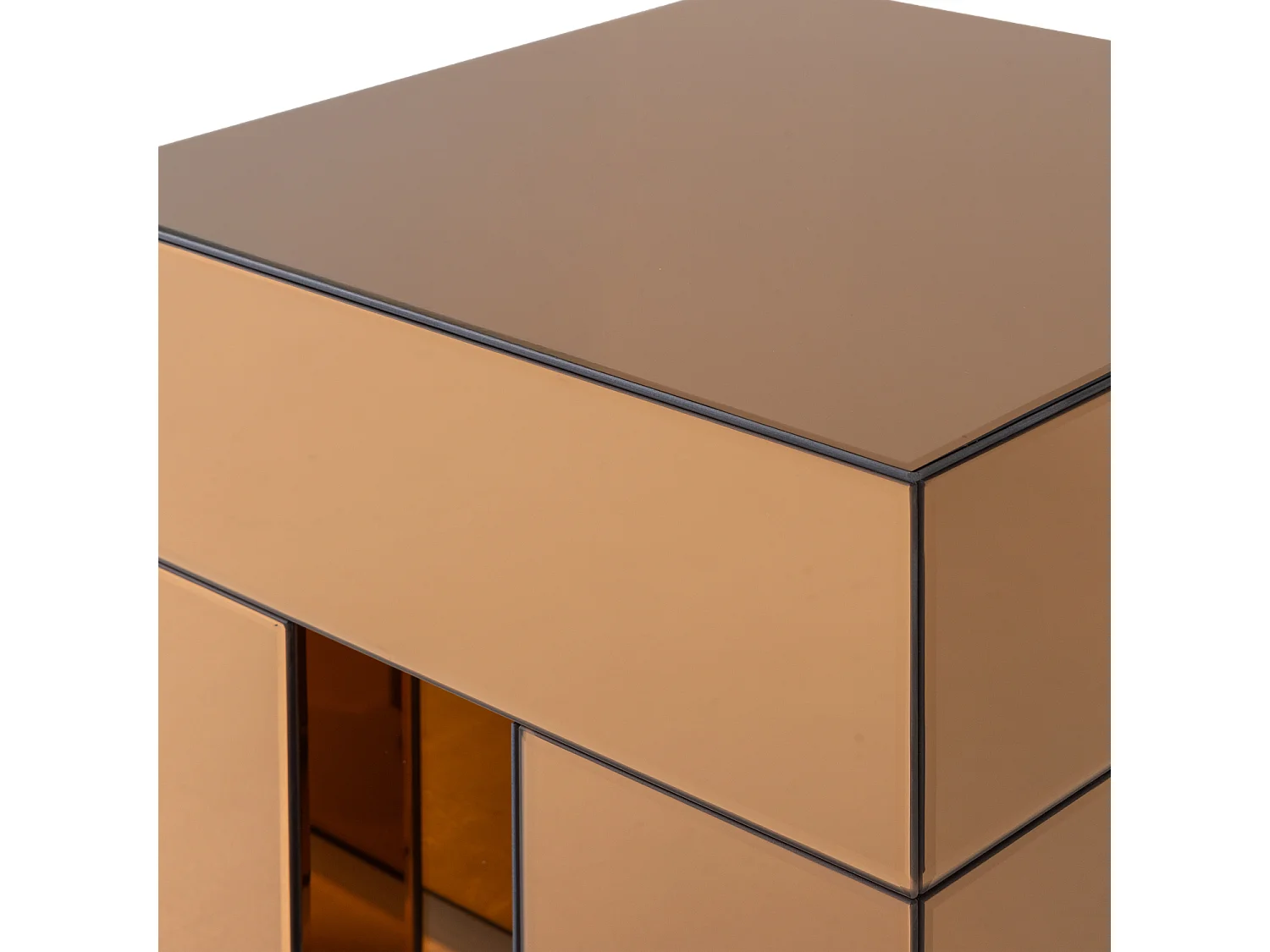 Table d'appoint en mdf MIRROX