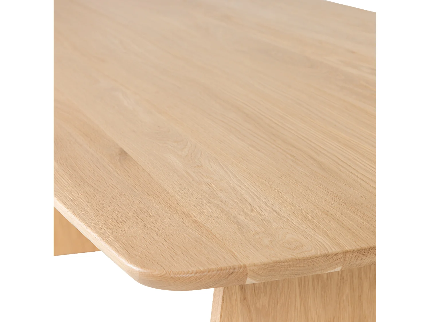 Table à manger en bois de chêne VEERE