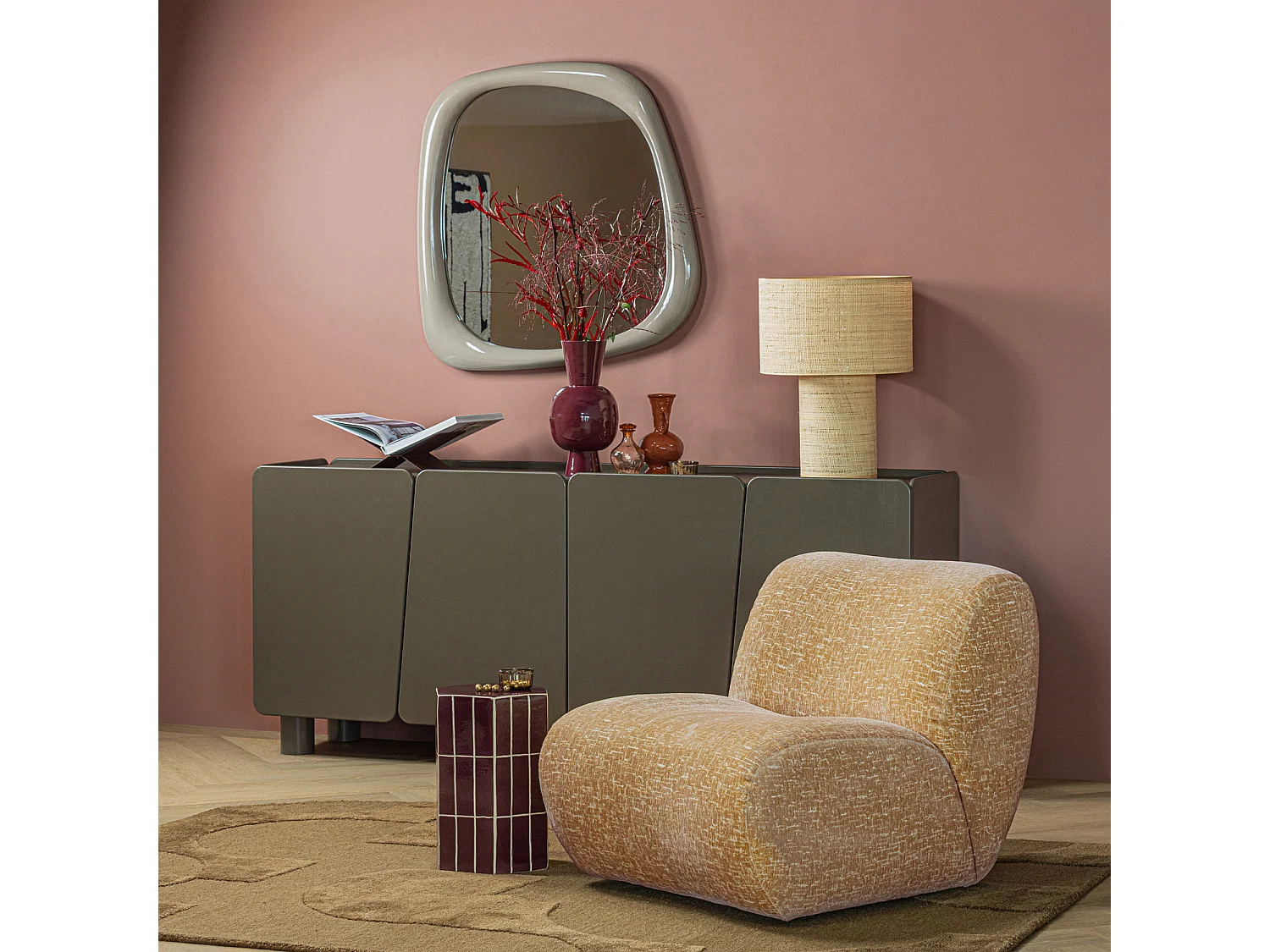Table d'appoint en keramik PLU