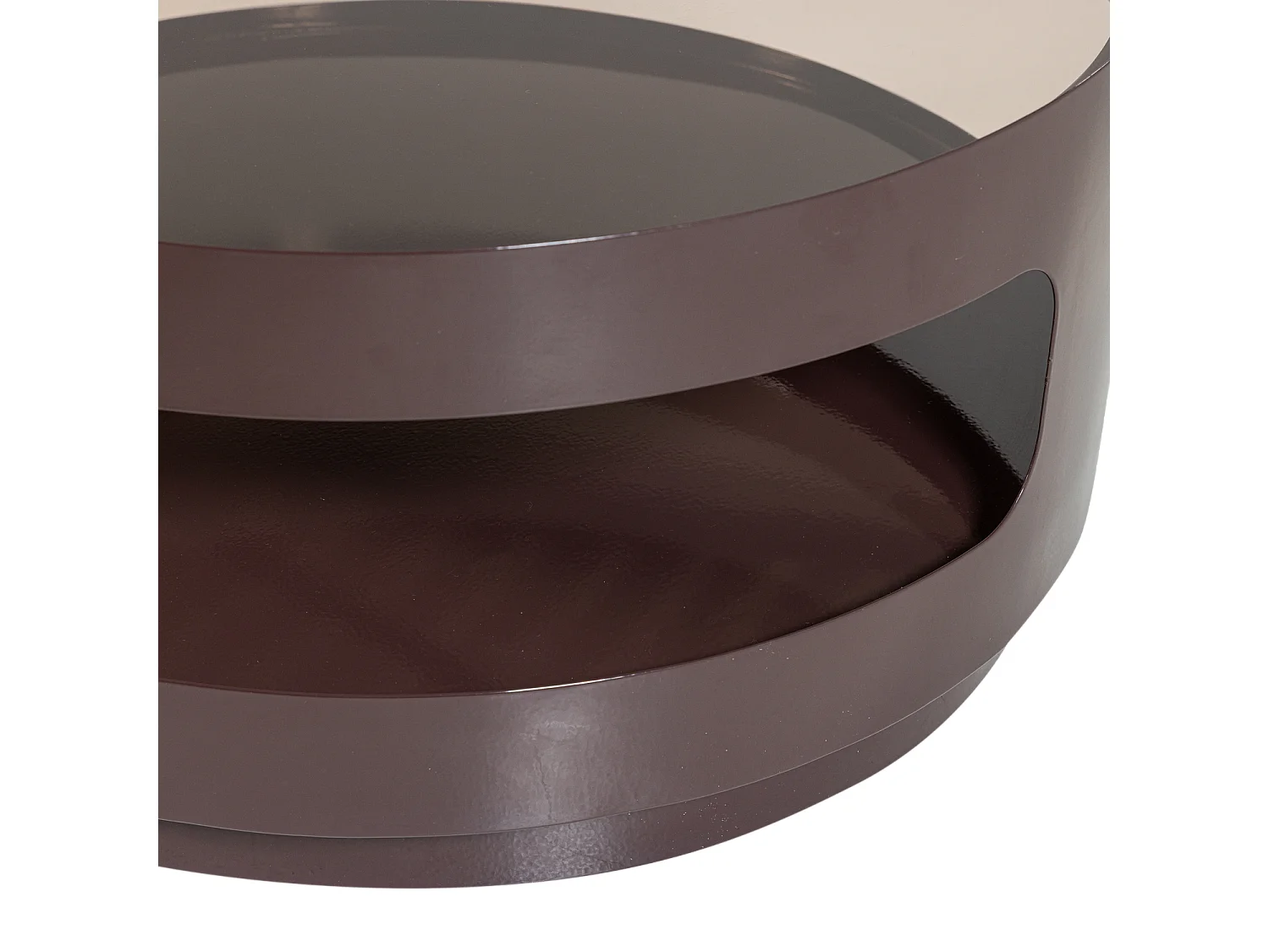 Table basse en métal/verre SERO