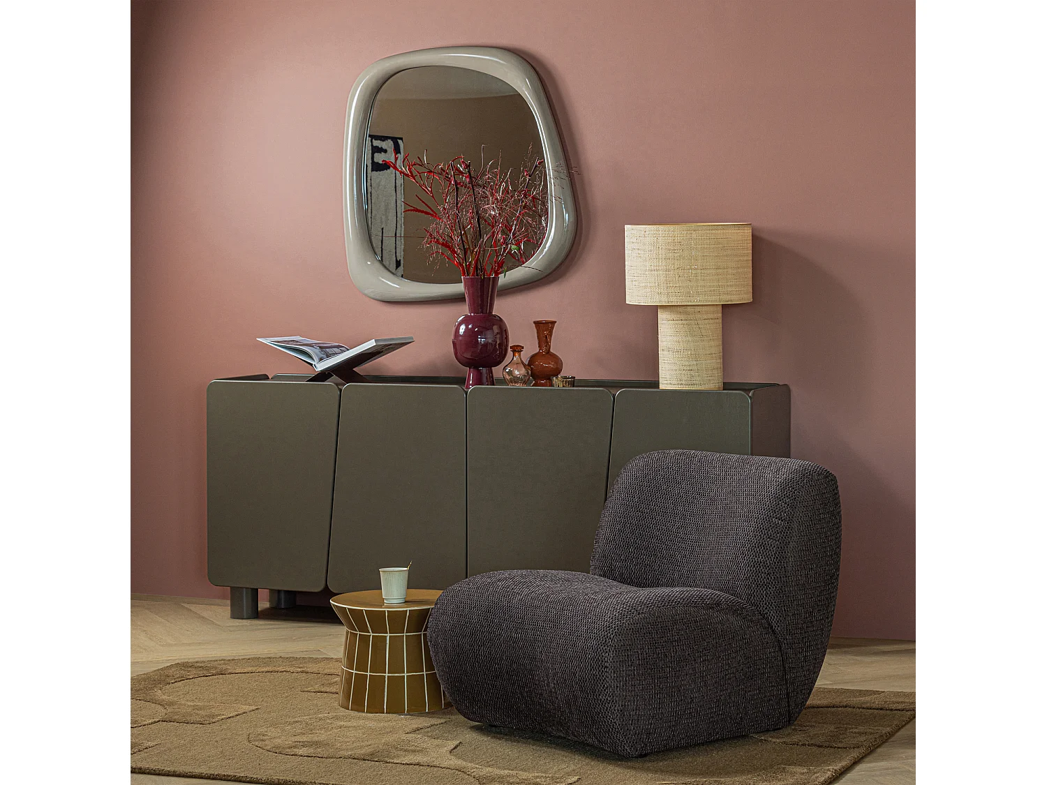 Table d'appoint en keramik PLU