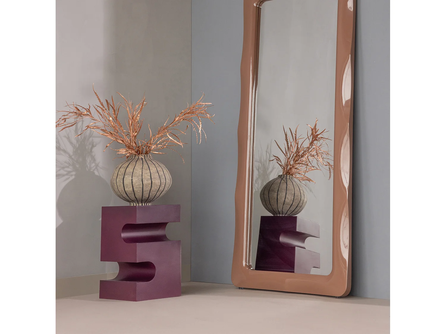 Table d'appoint en métal JESSA