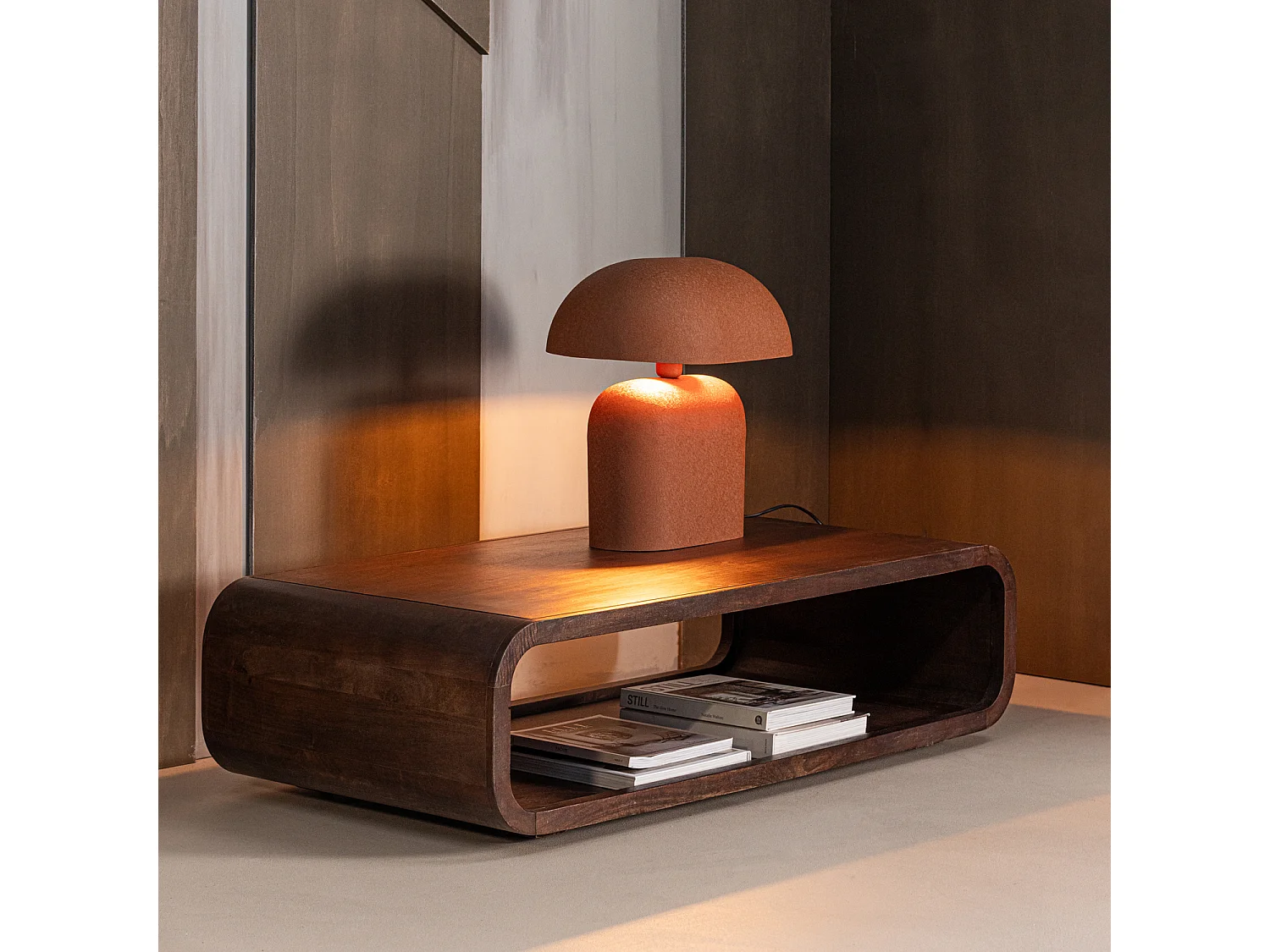 Table basse en manguier KINU