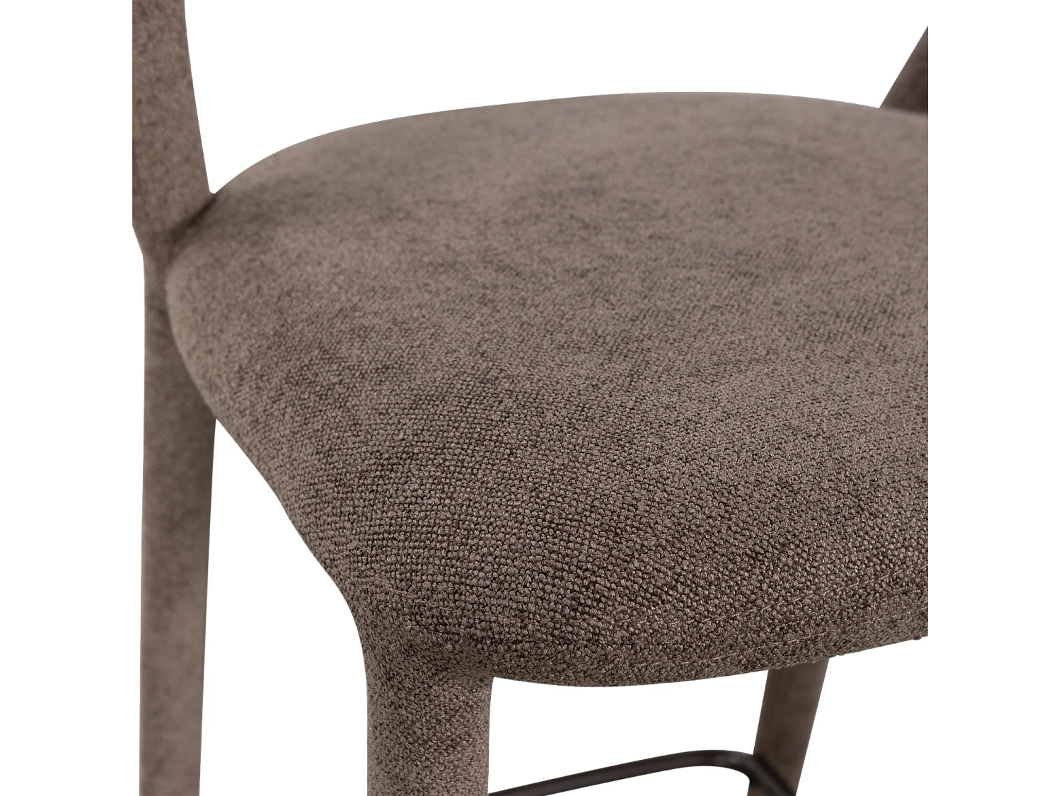 Chaise de bar en tissu NOBLE