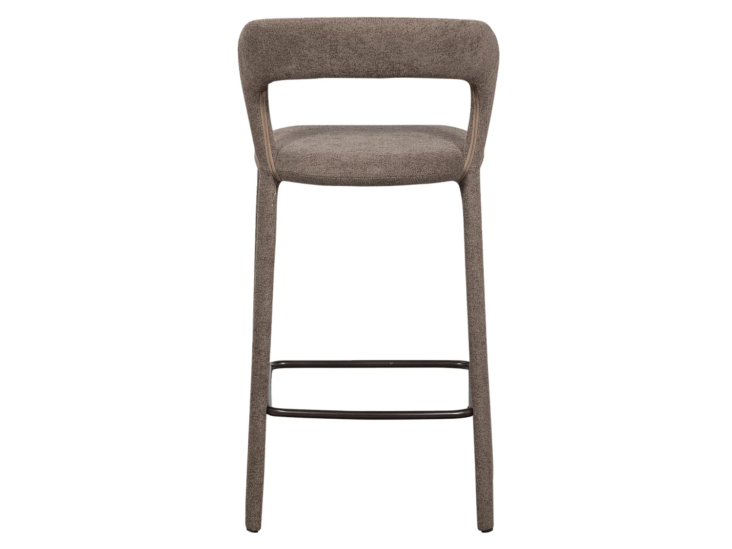 Chaise de bar en tissu NOBLE