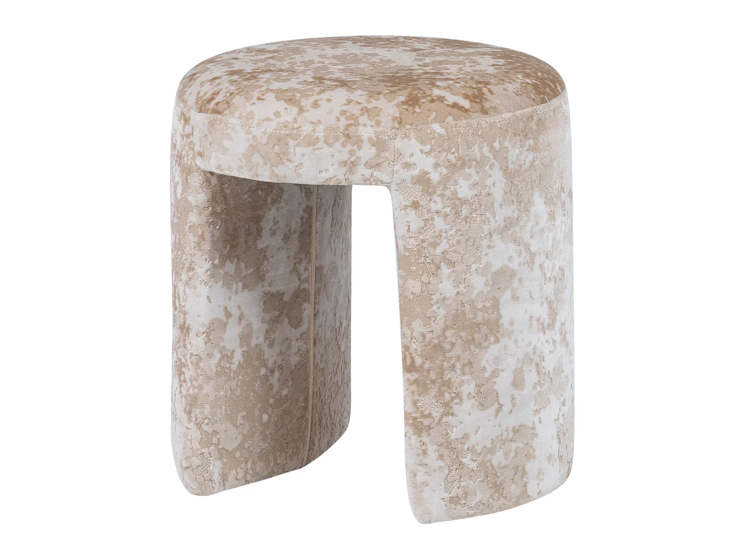 Tabouret en tissu tissé CHARLIE