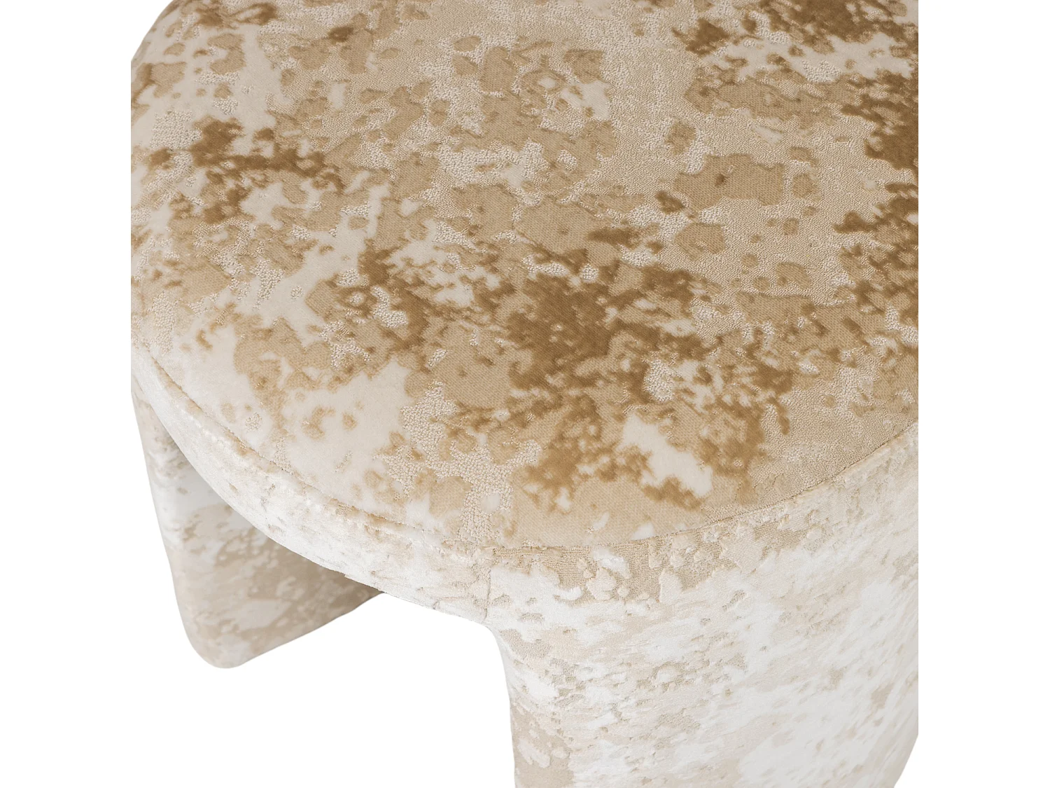 Tabouret en tissu tissé CHARLIE