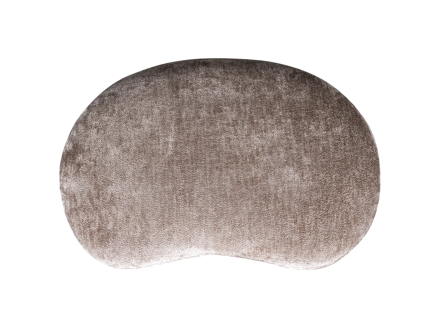 Pouf organique en tissu chenille POPULAR