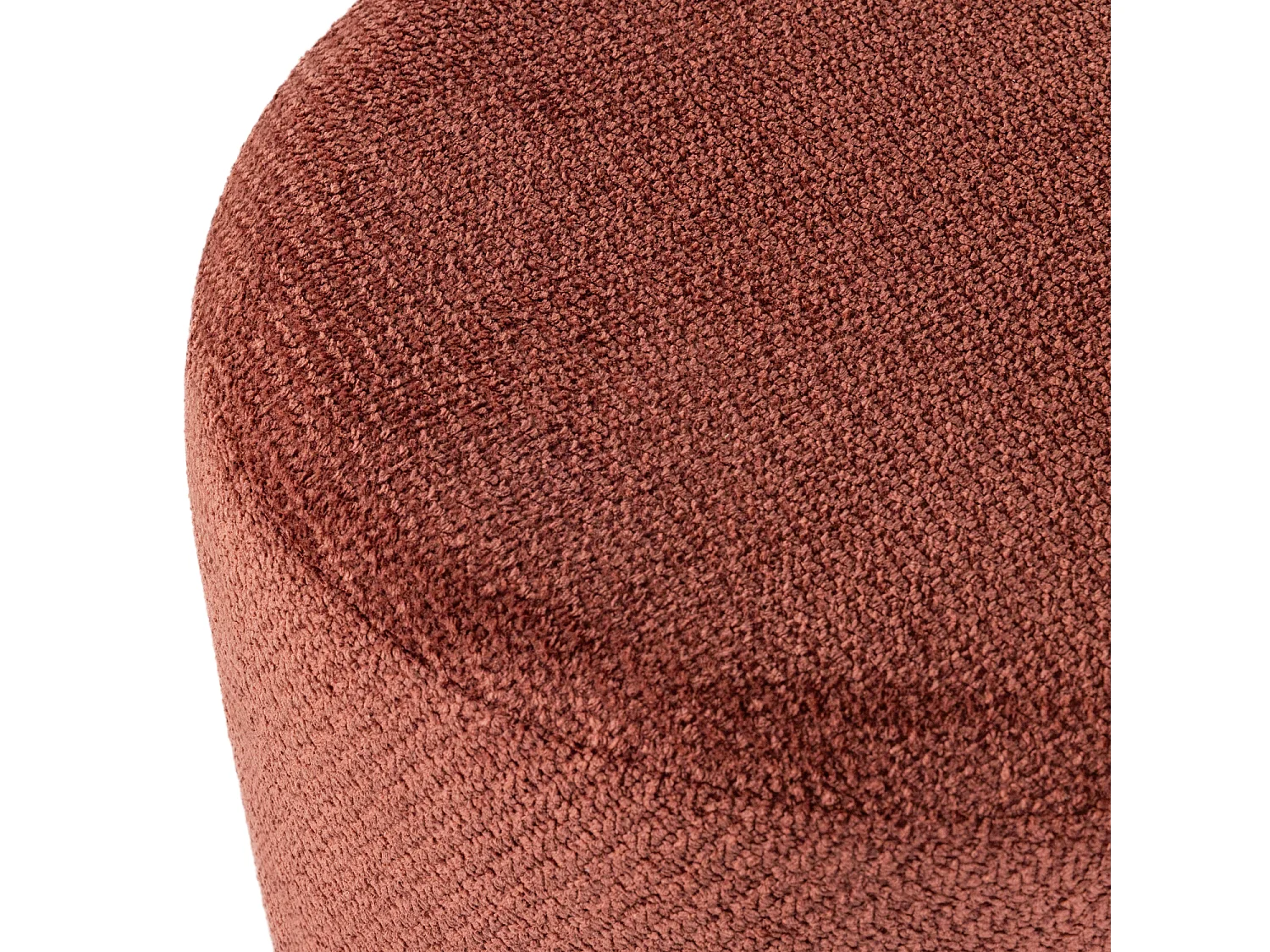 Pouf pivotante en bouclé ISLEN