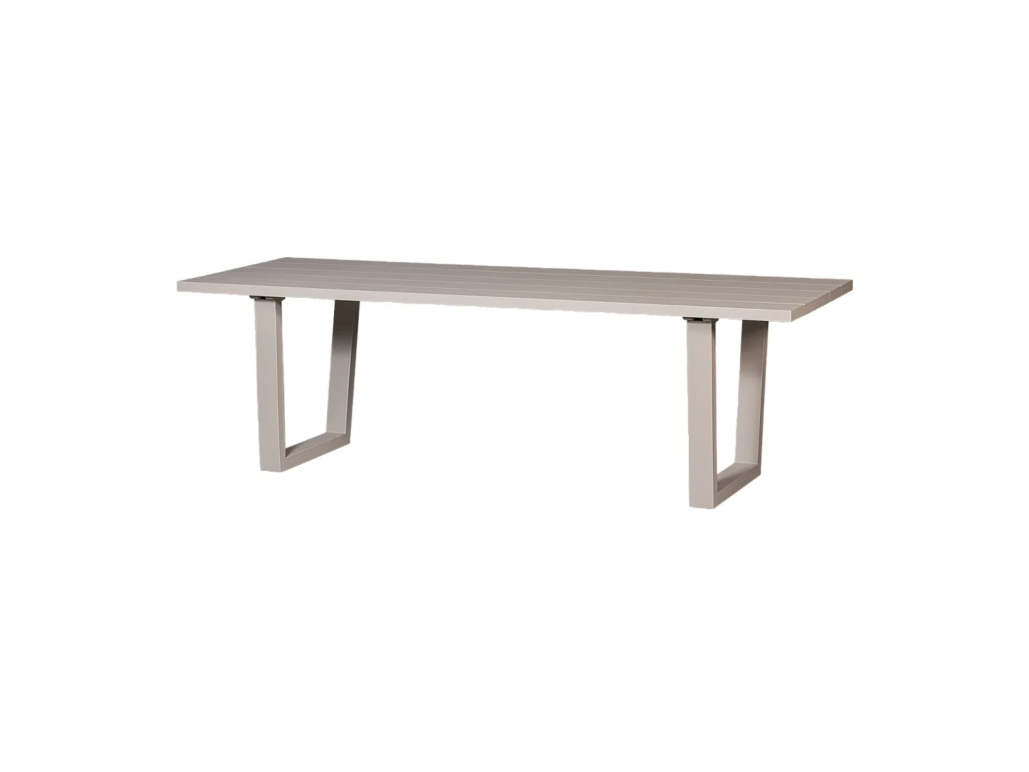 Table de jardin en aluminium 6 personnes BEAR