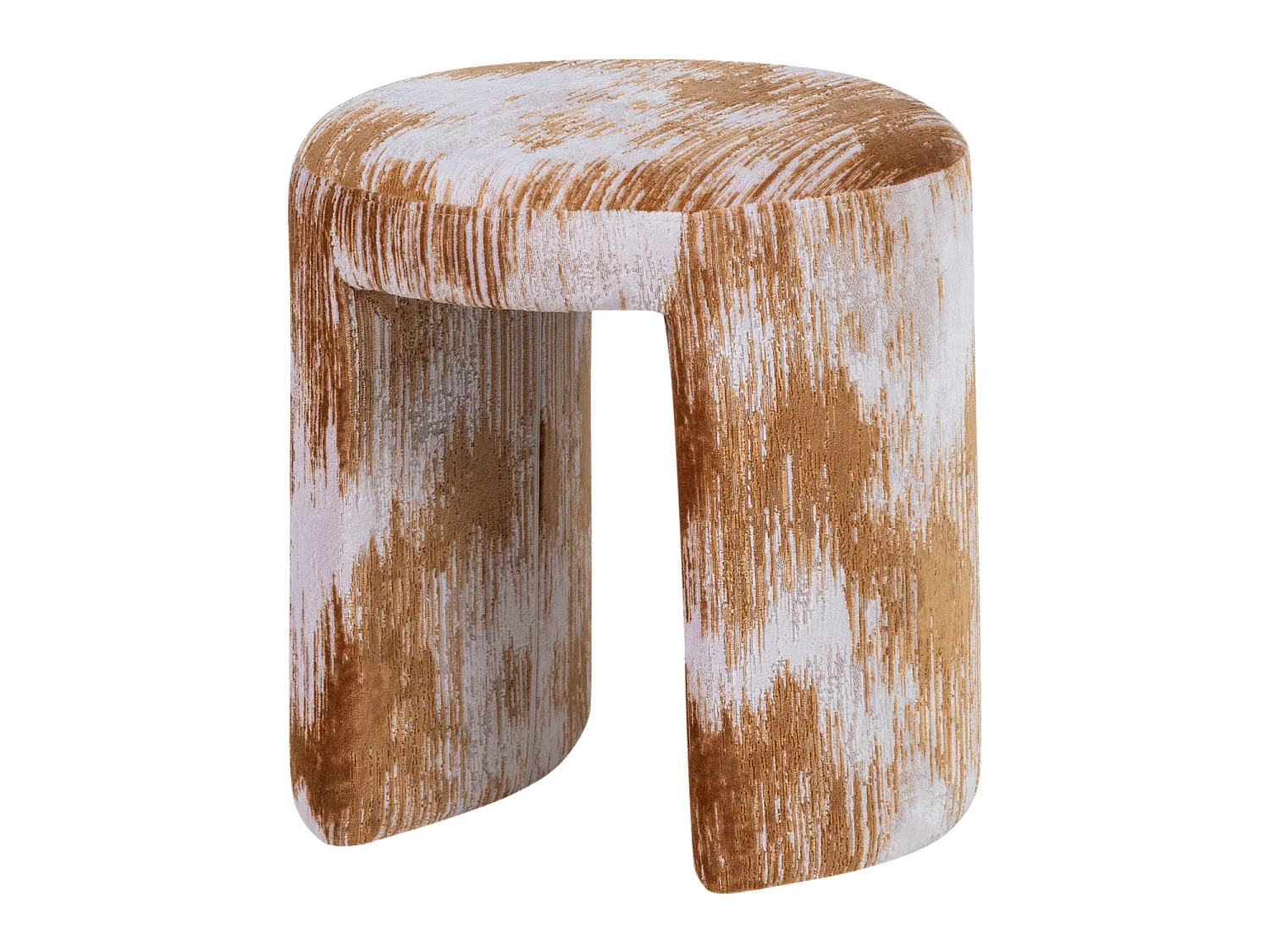 Tabouret en tissu tissé CHARLIE