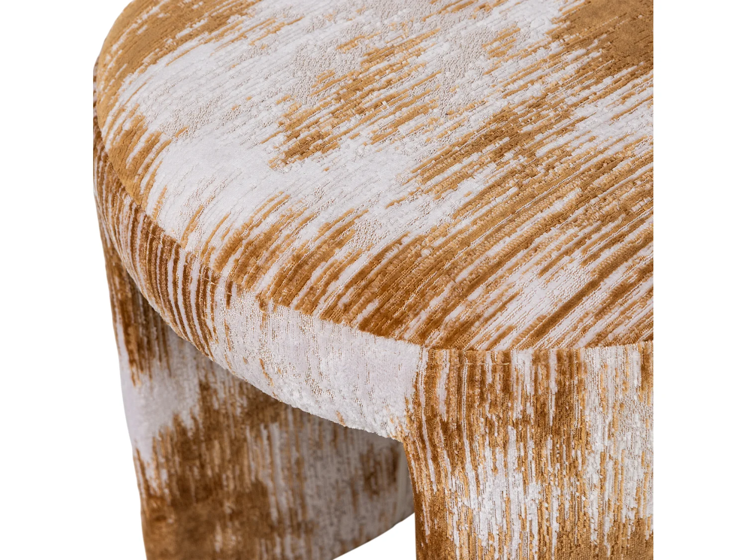 Tabouret en tissu tissé CHARLIE