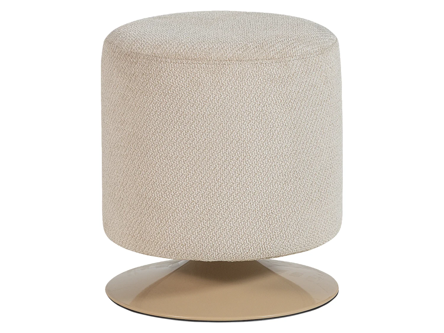 Pouf pivotante en bouclé ISLEN