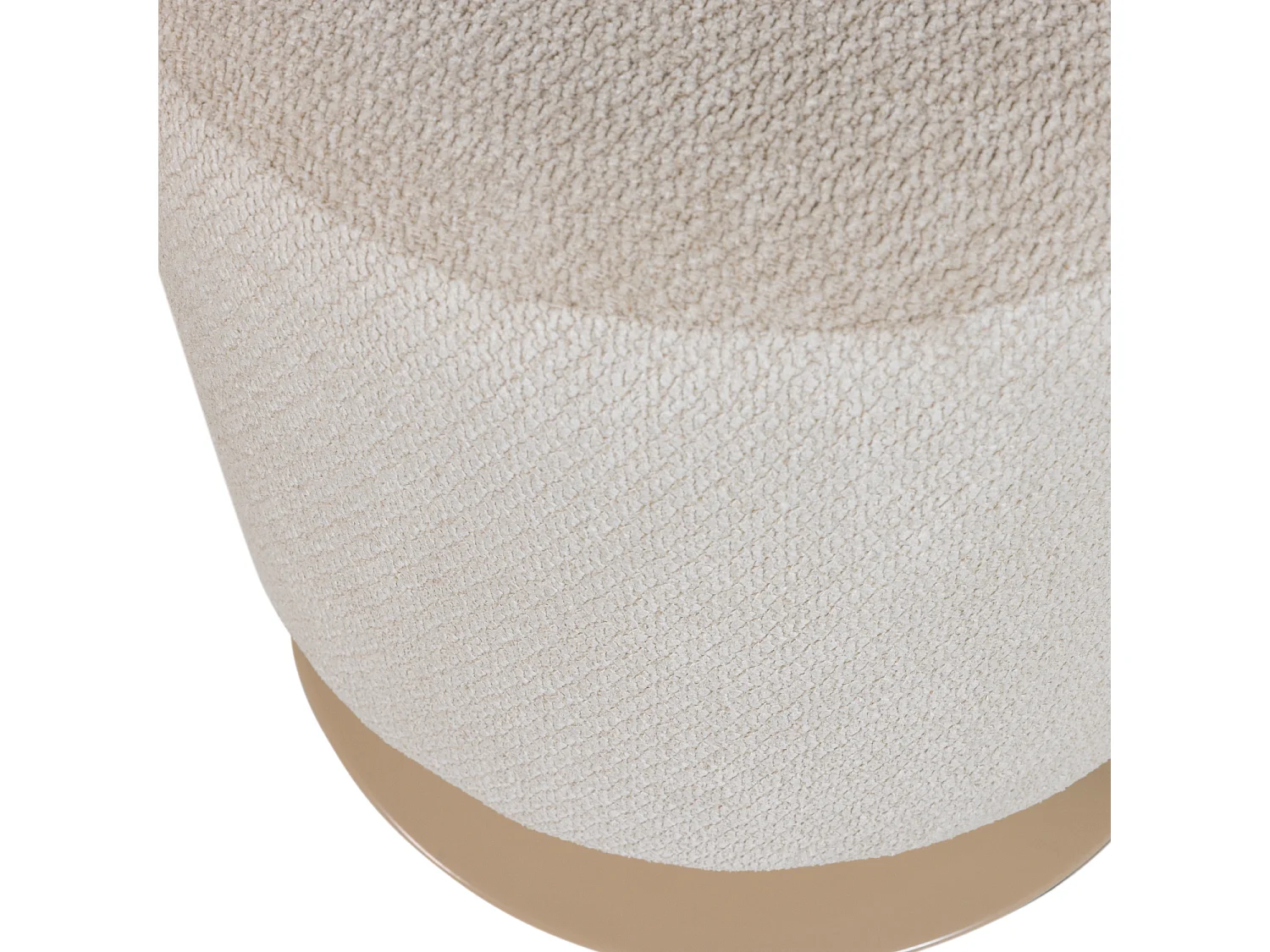 Pouf pivotante en bouclé ISLEN