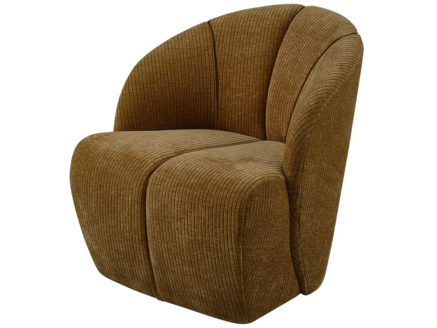 Fauteuil en velours côtelé MOJO