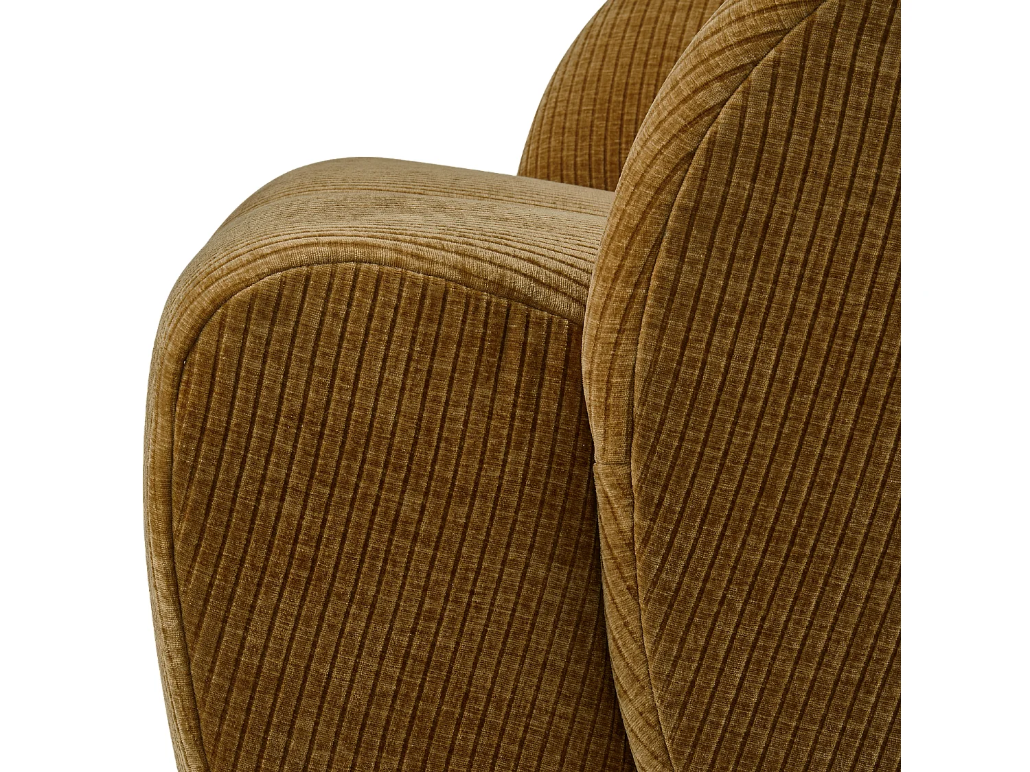 Fauteuil en velours côtelé MOJO