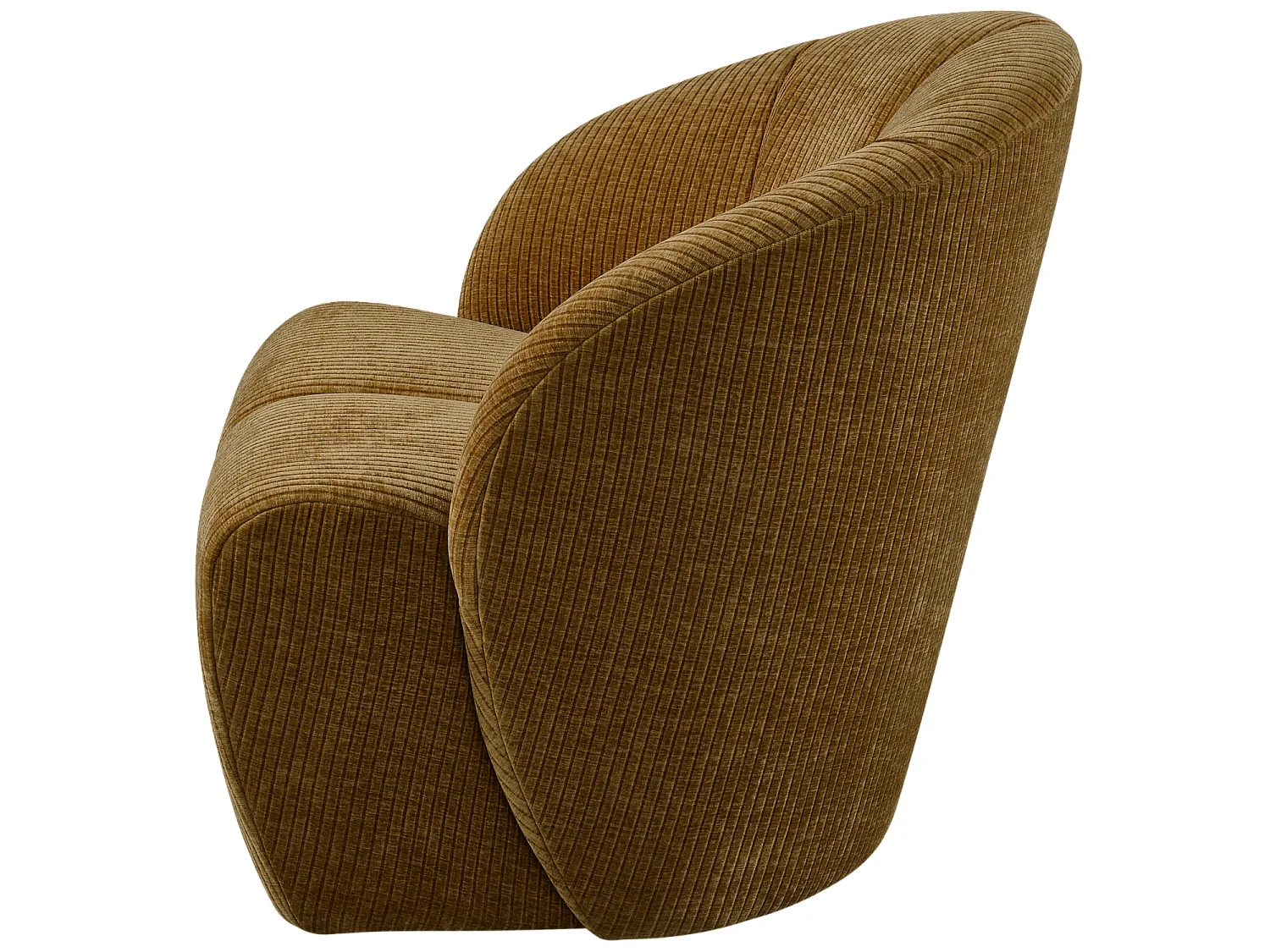 Fauteuil en velours côtelé MOJO