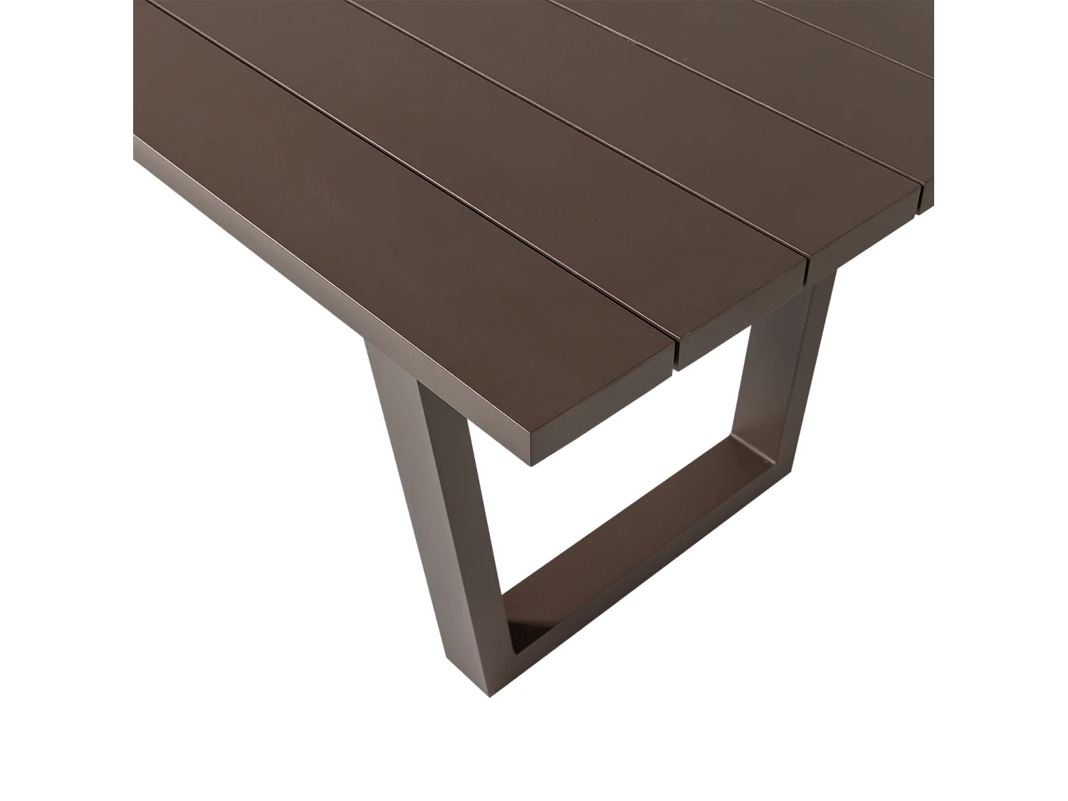 Table de jardin en aluminium 6 personnes BEAR
