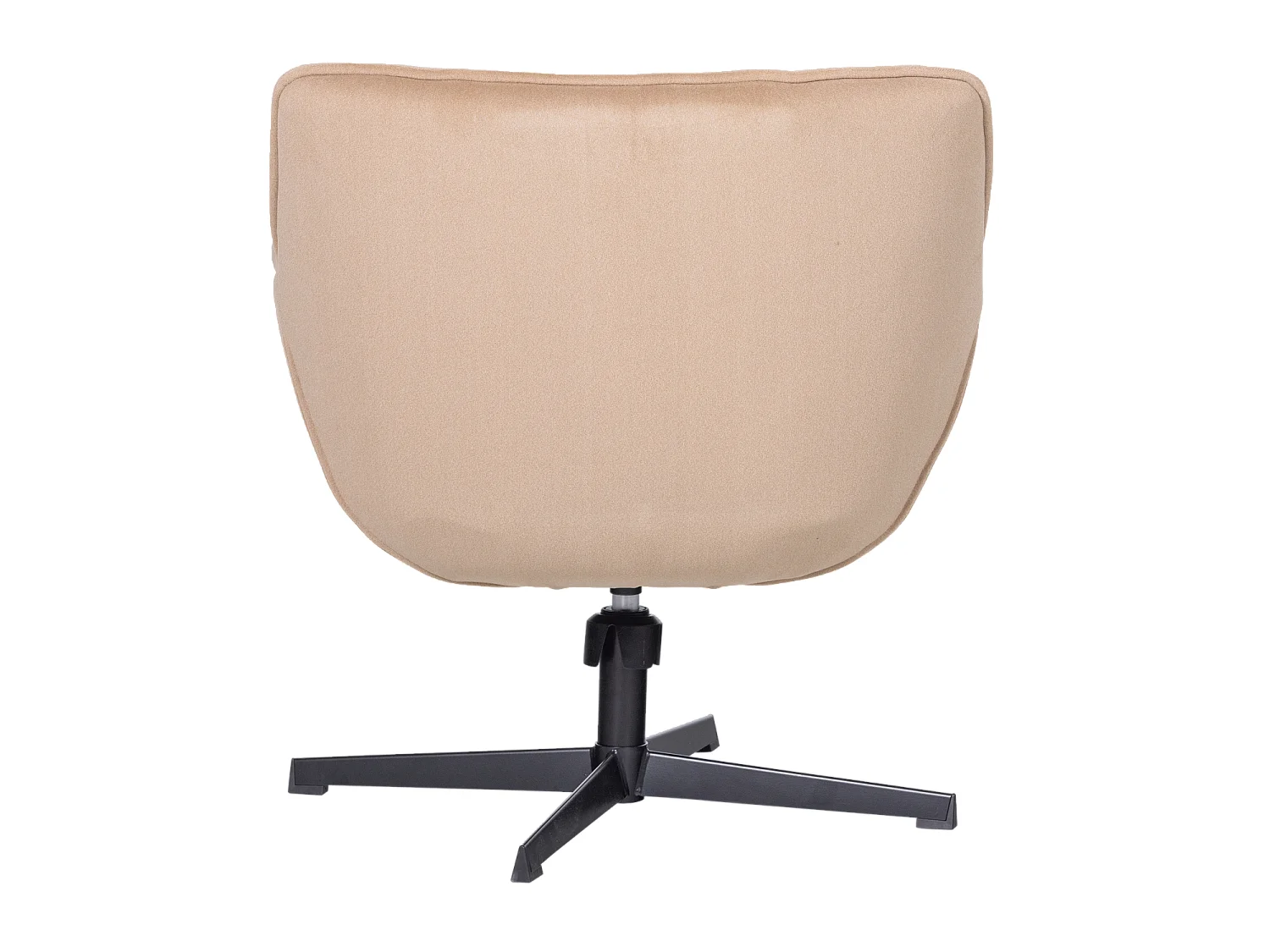 Fauteuil pivotante en velours WIBO