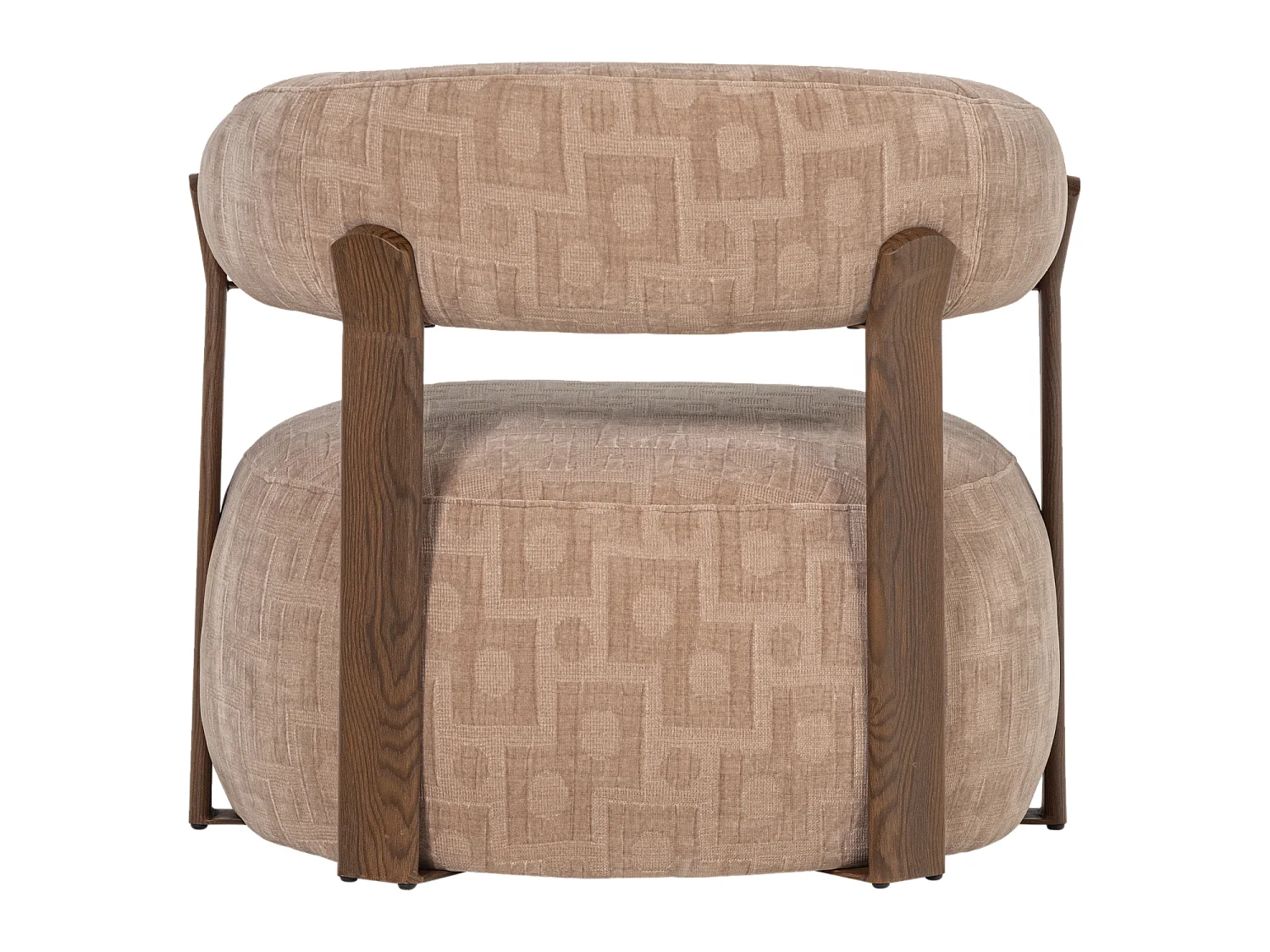 Fauteuil en tissu structuré FOON