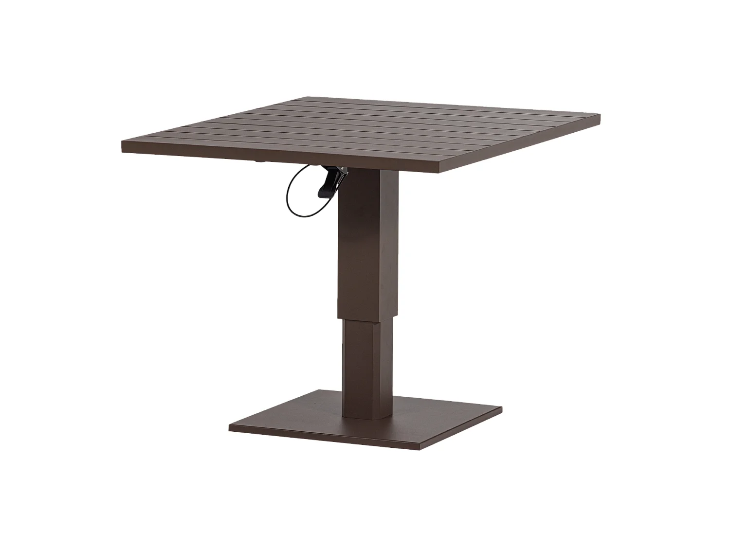 Table de jardin réglable en hauteur en aluminium TESSO