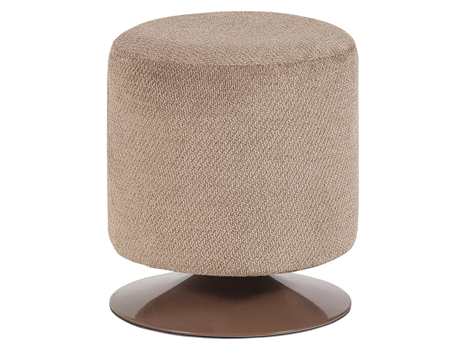 Pouf pivotante en bouclé ISLEN