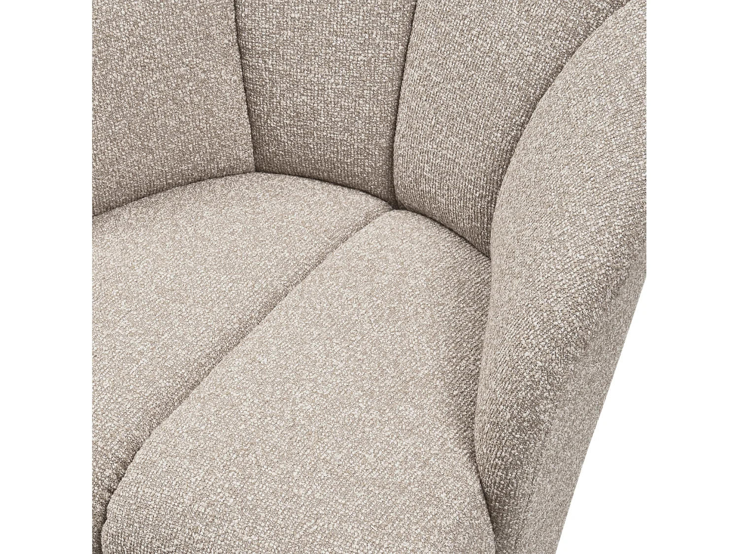 Fauteuil en bouclé MOJO