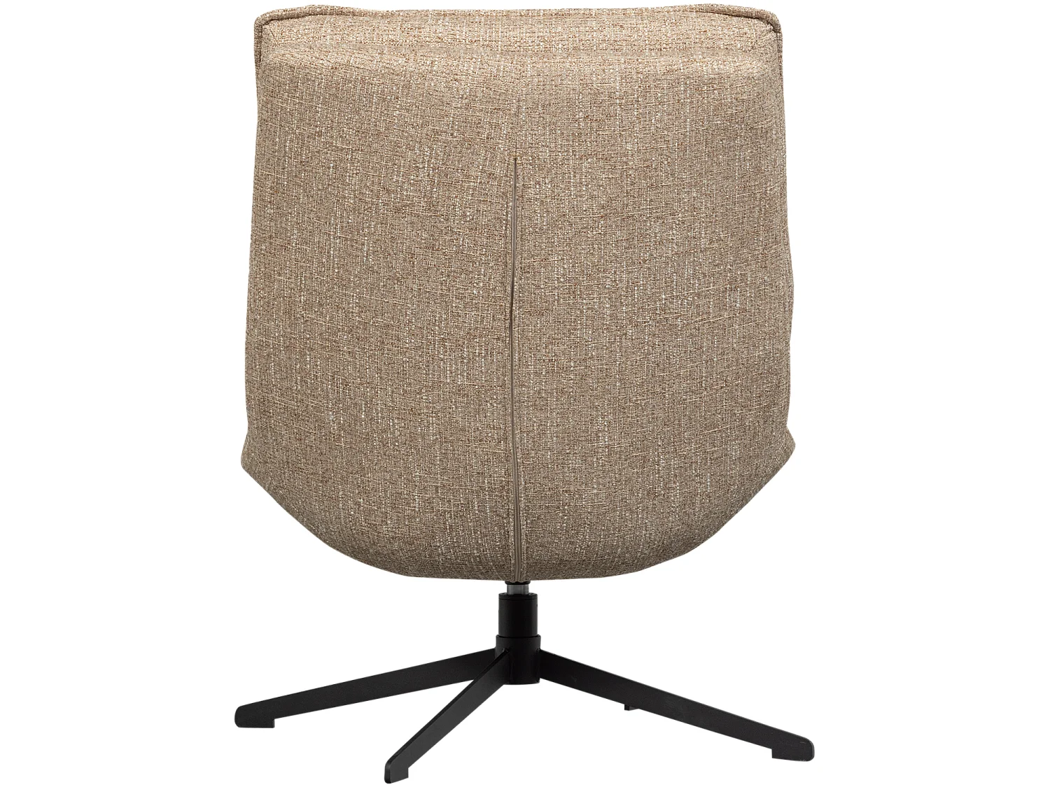 Fauteuil pivotant en tissu mélangé MILARO