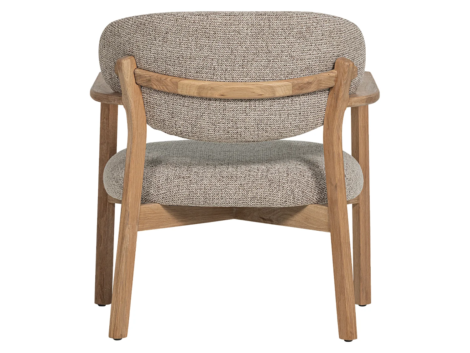 Fauteuil en chêne et tissu mélangé UDAR