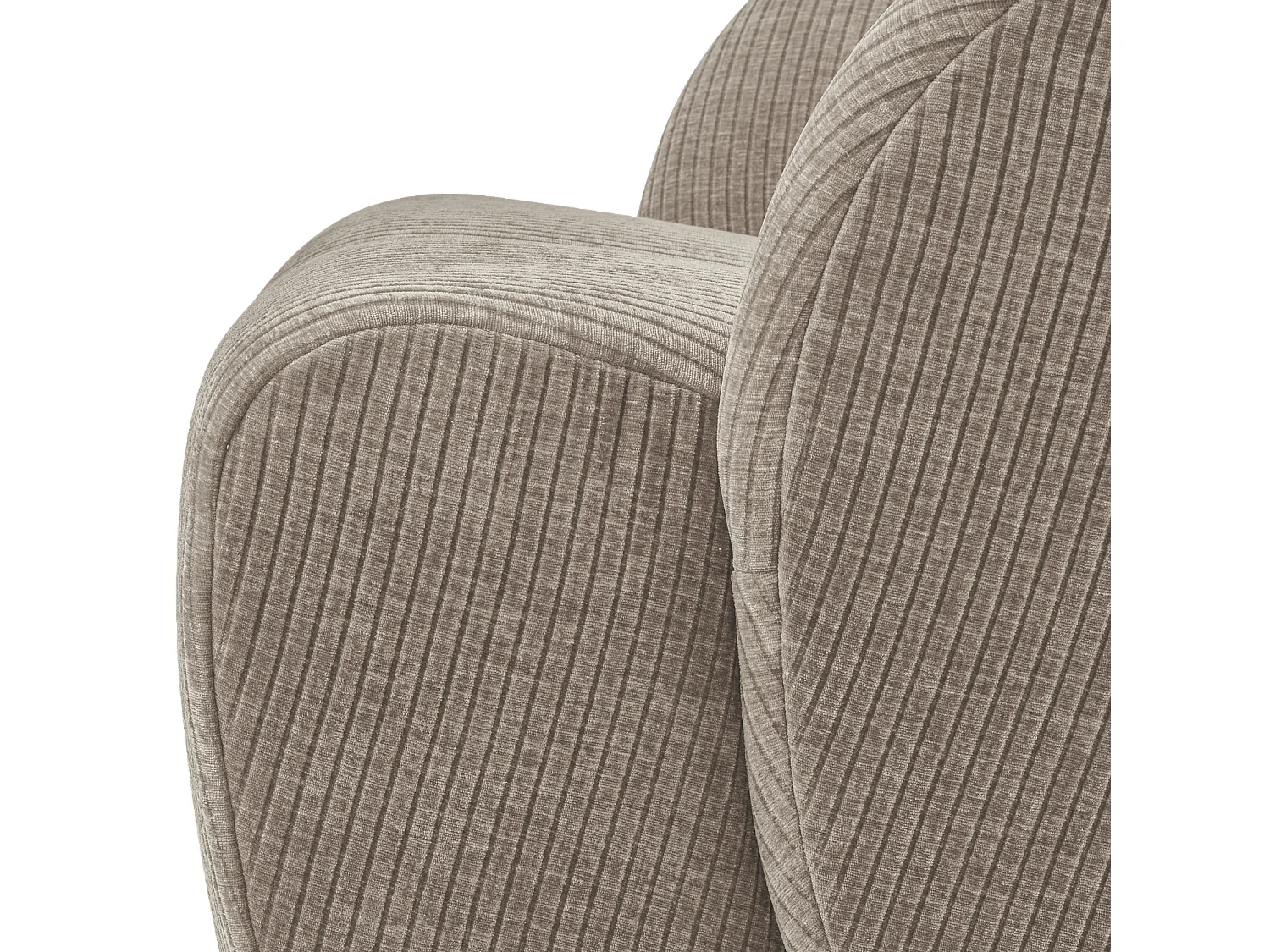 Fauteuil pivotant en coton MOJO
