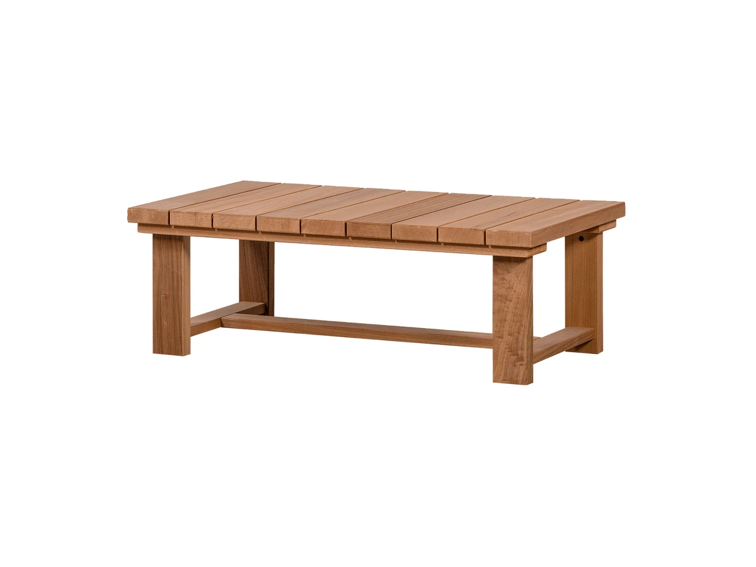 Table basse de jardin en bois et métal BANCO