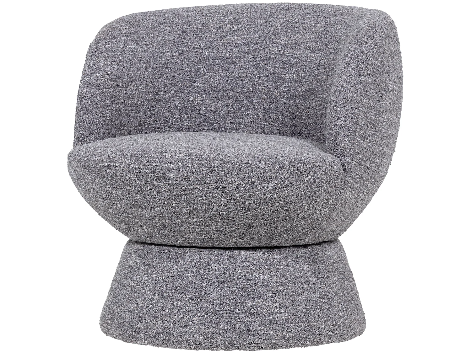 Fauteuil pivotant en tissu mélangé SHUFFLE