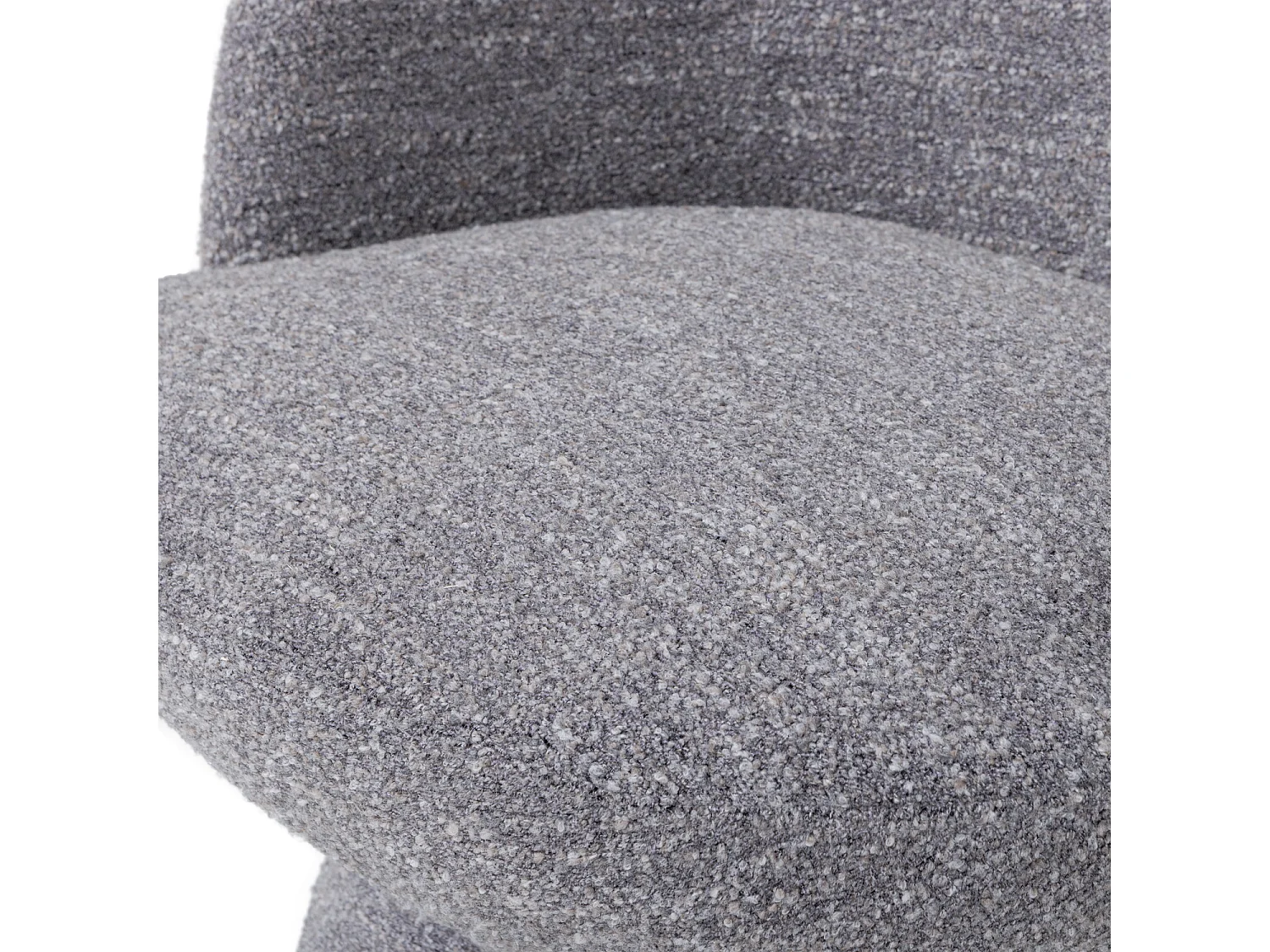 Fauteuil pivotant en tissu mélangé SHUFFLE