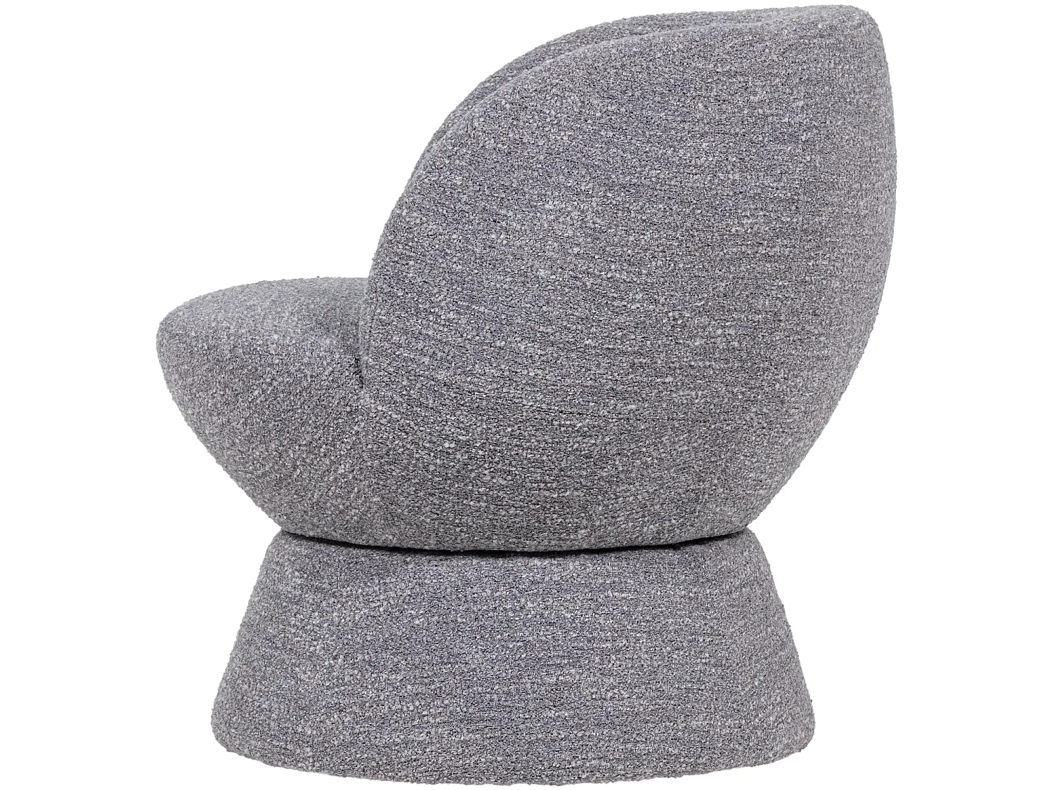 Fauteuil pivotant en tissu mélangé SHUFFLE