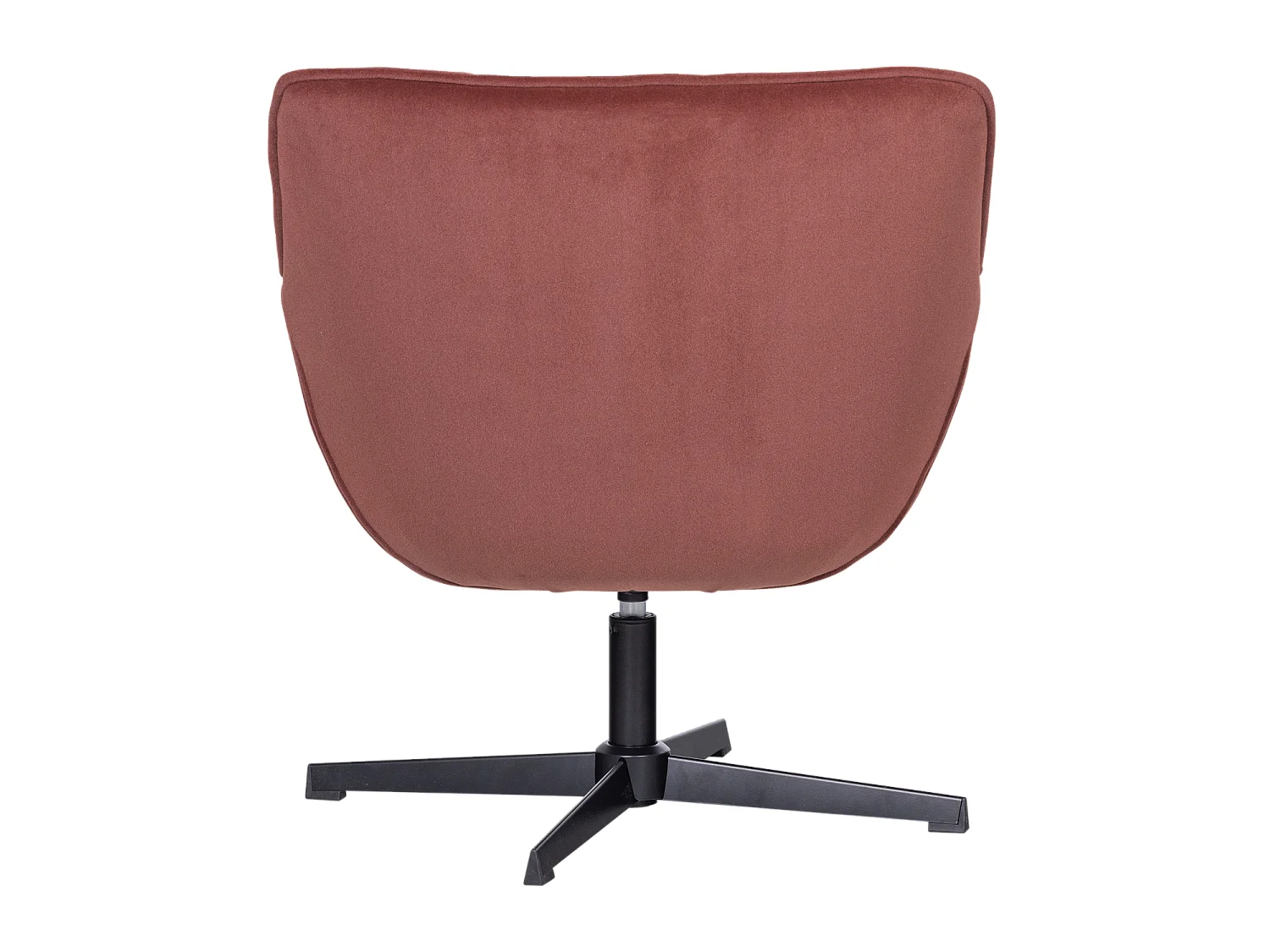 Fauteuil pivotante en velours WIBO