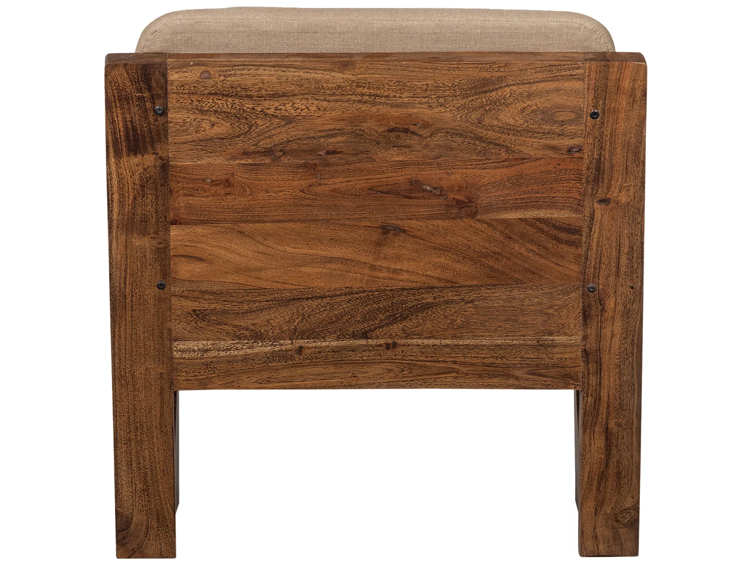 Fauteuil en bouclé et bois OPULENT