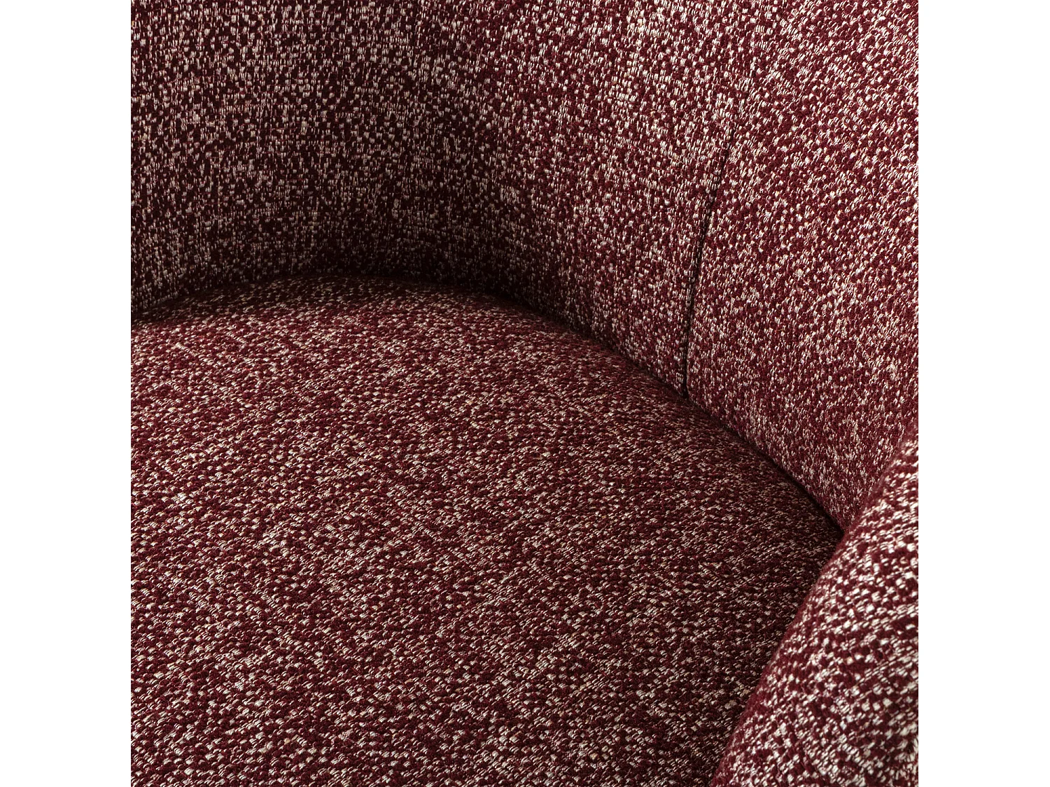 Fauteuil pivotant en tissu mélangé SERRA